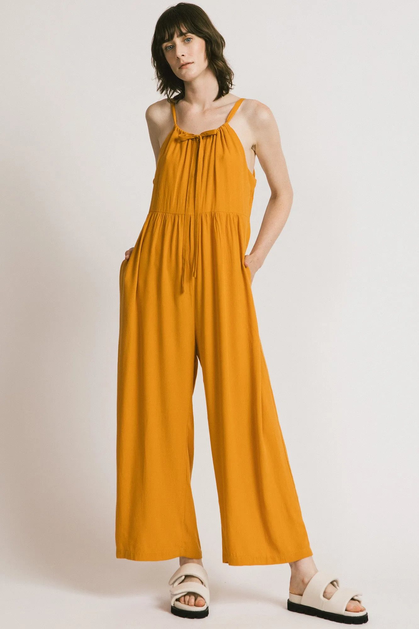 Como Jumpsuit Saffron sold by Allison Wonderland