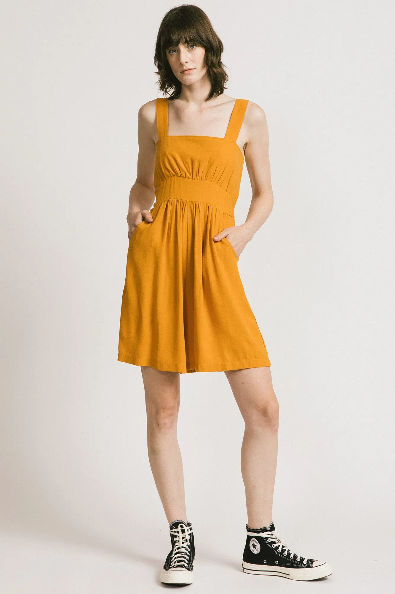 Amalfi Romper Saffron sold by Allison Wonderland product image thumbnail 4