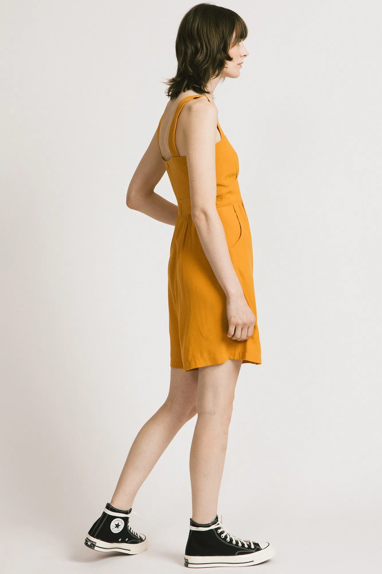 Amalfi Romper Saffron sold by Allison Wonderland product image thumbnail 2