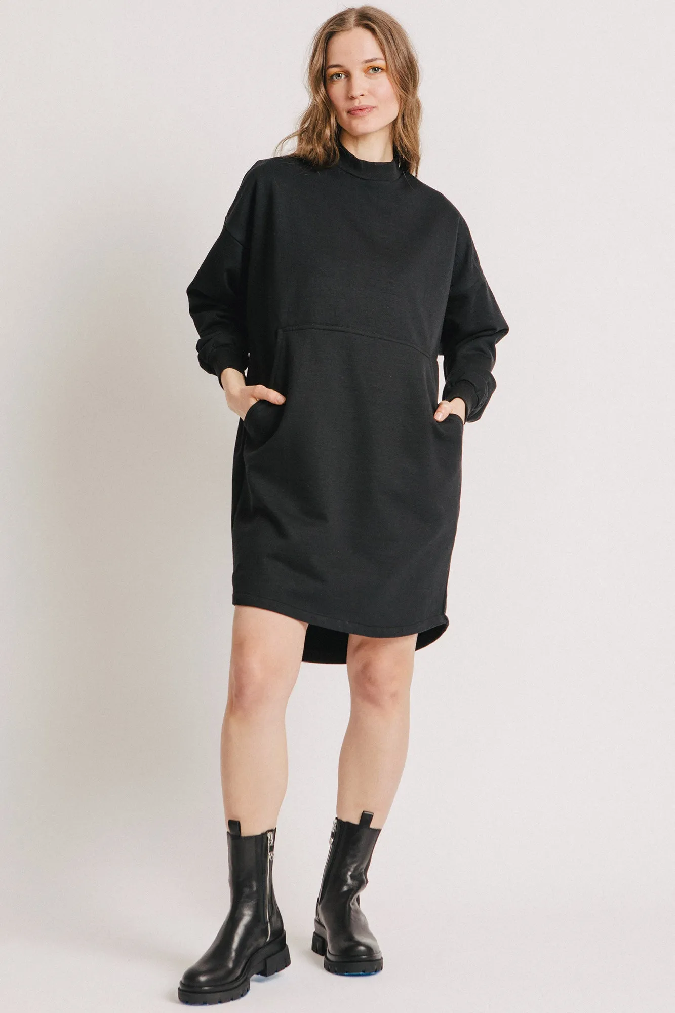 Lux Sweatdress Black sold by Allison Wonderland
