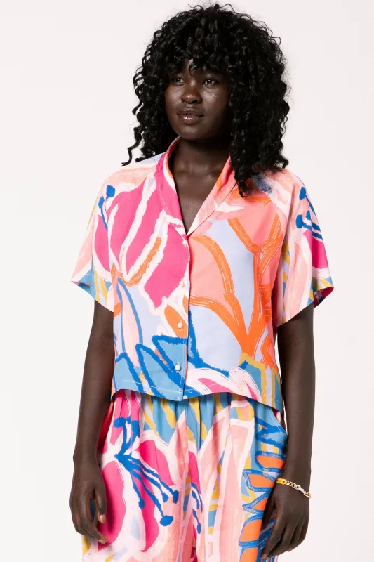 Dockside Blouse Tropical sold by Allison Wonderland