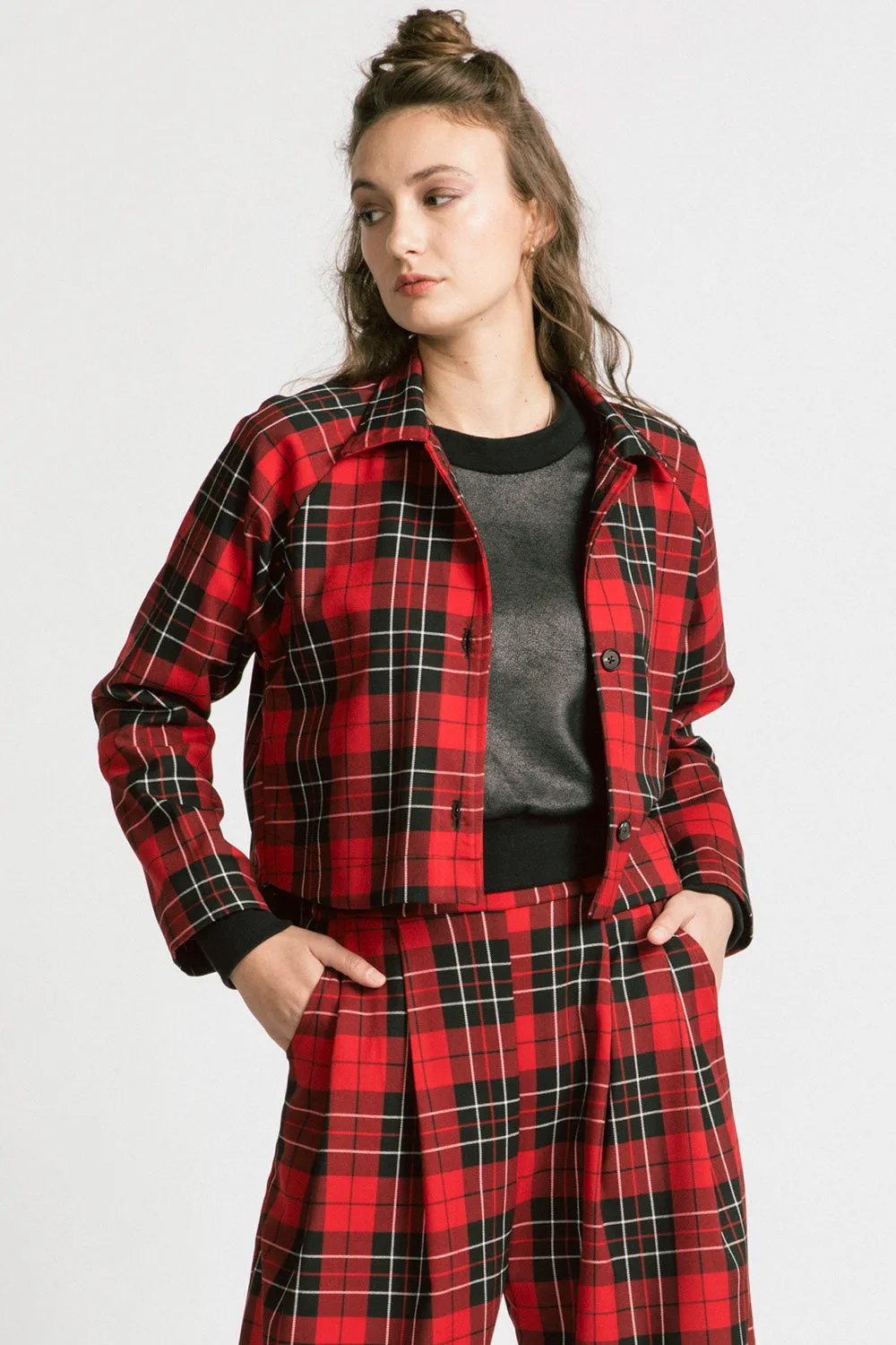 Maurice Jacket Plaid sold by Allison Wonderland