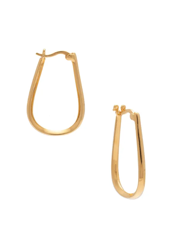 Sarah Mulder | Lyn Hoops in Gold sold by Allison Wonderland