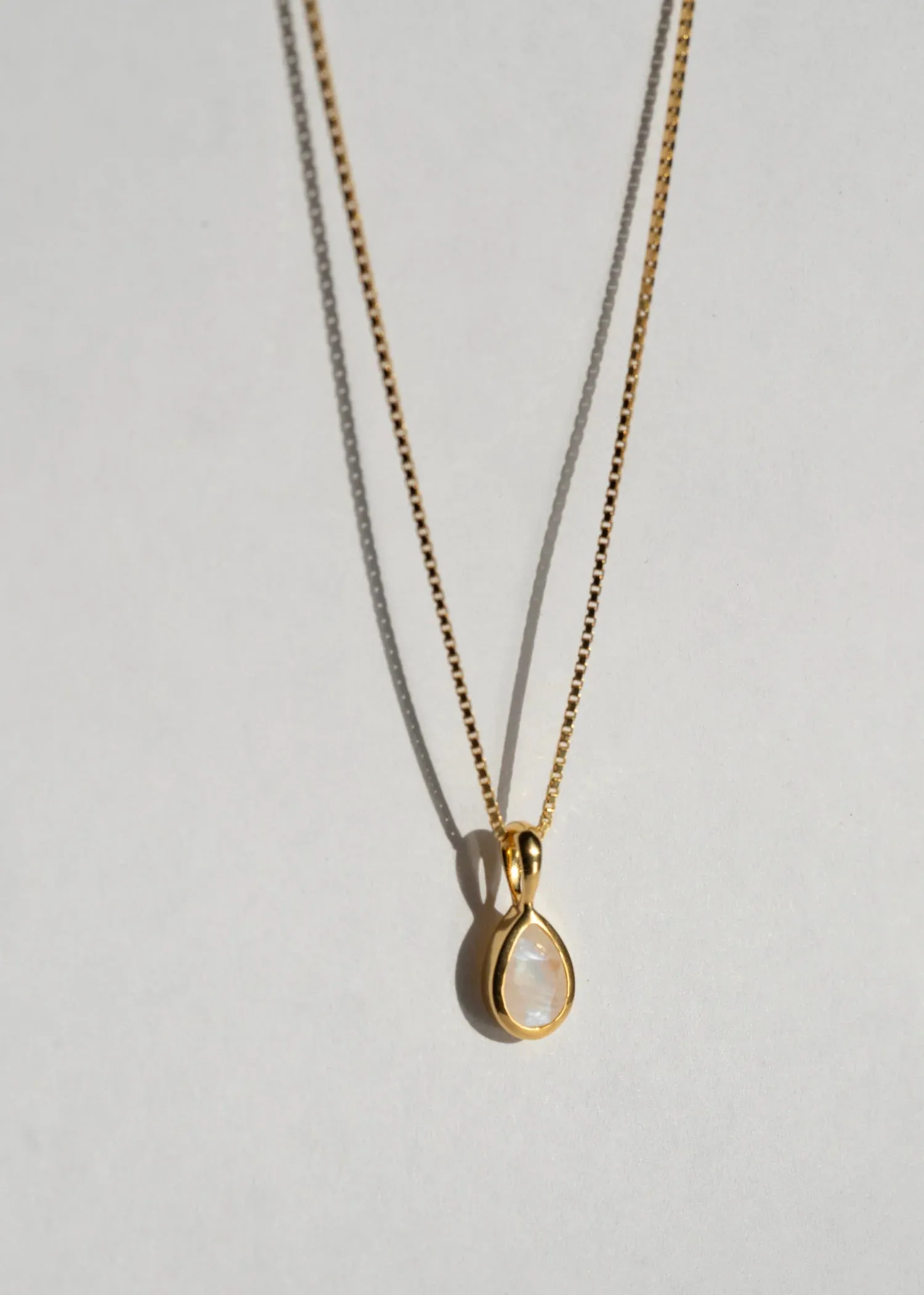 Sarah Mulder | Koy Necklace, Gold with Moonstone sold by Allison Wonderland product image thumbnail 2