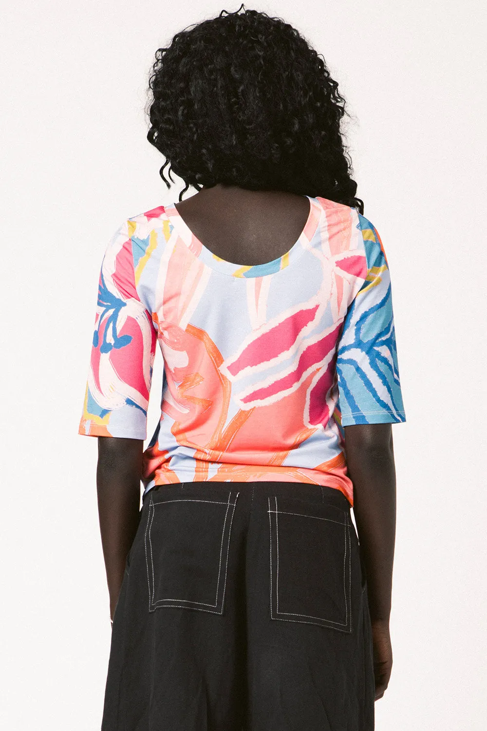 Parrot Blouse Tropical Print sold by Allison Wonderland product image thumbnail 4
