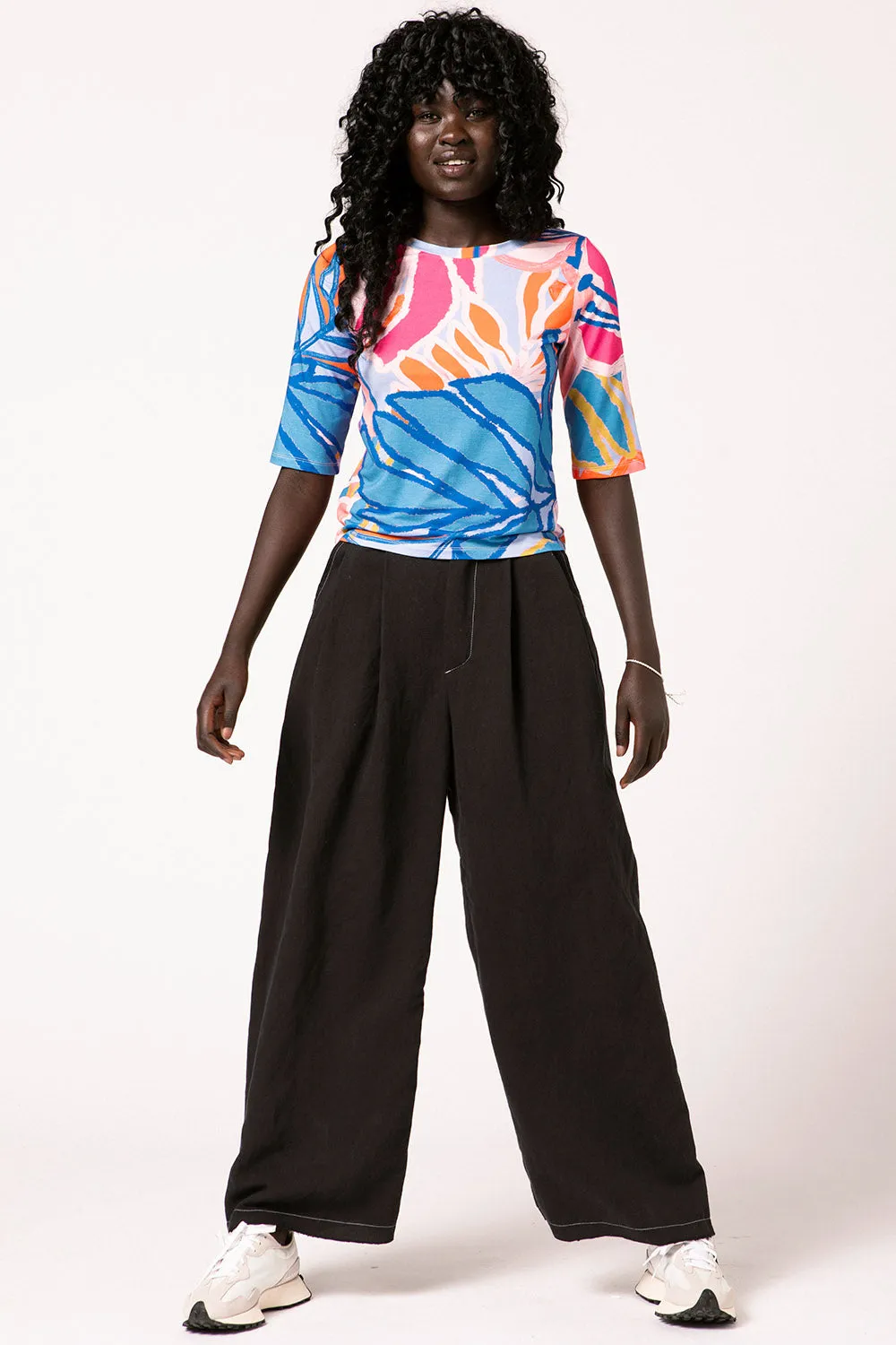 Parrot Blouse Tropical Print sold by Allison Wonderland