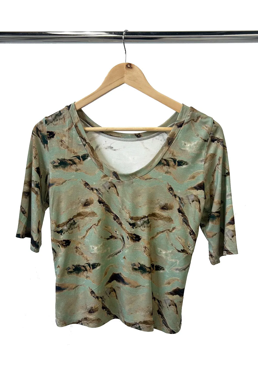 Parrot Blouse Sage Print sold by Allison Wonderland product image thumbnail 2