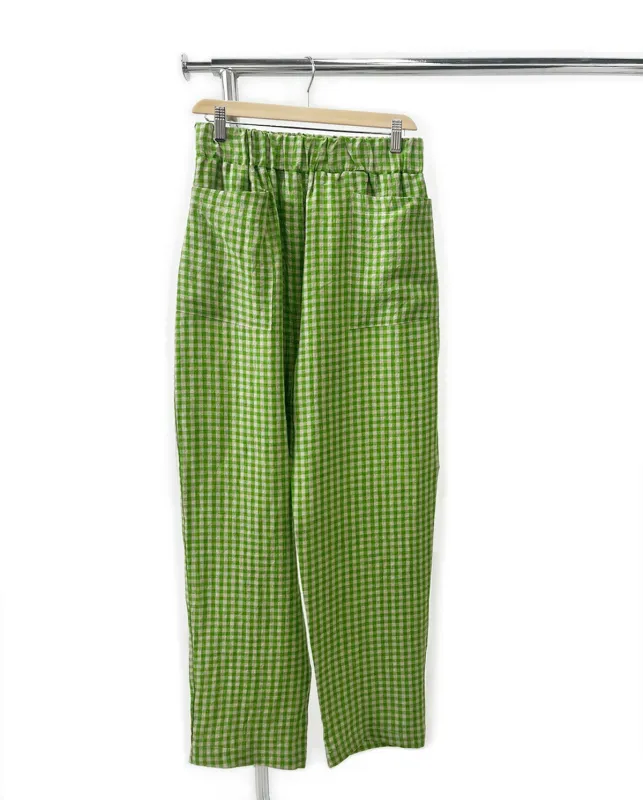 Anderson Pant Green Gingham sold by Allison Wonderland