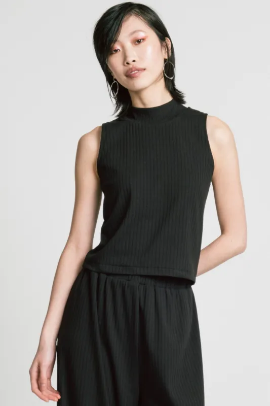 Trigger Mock Neck Black sold by Allison Wonderland