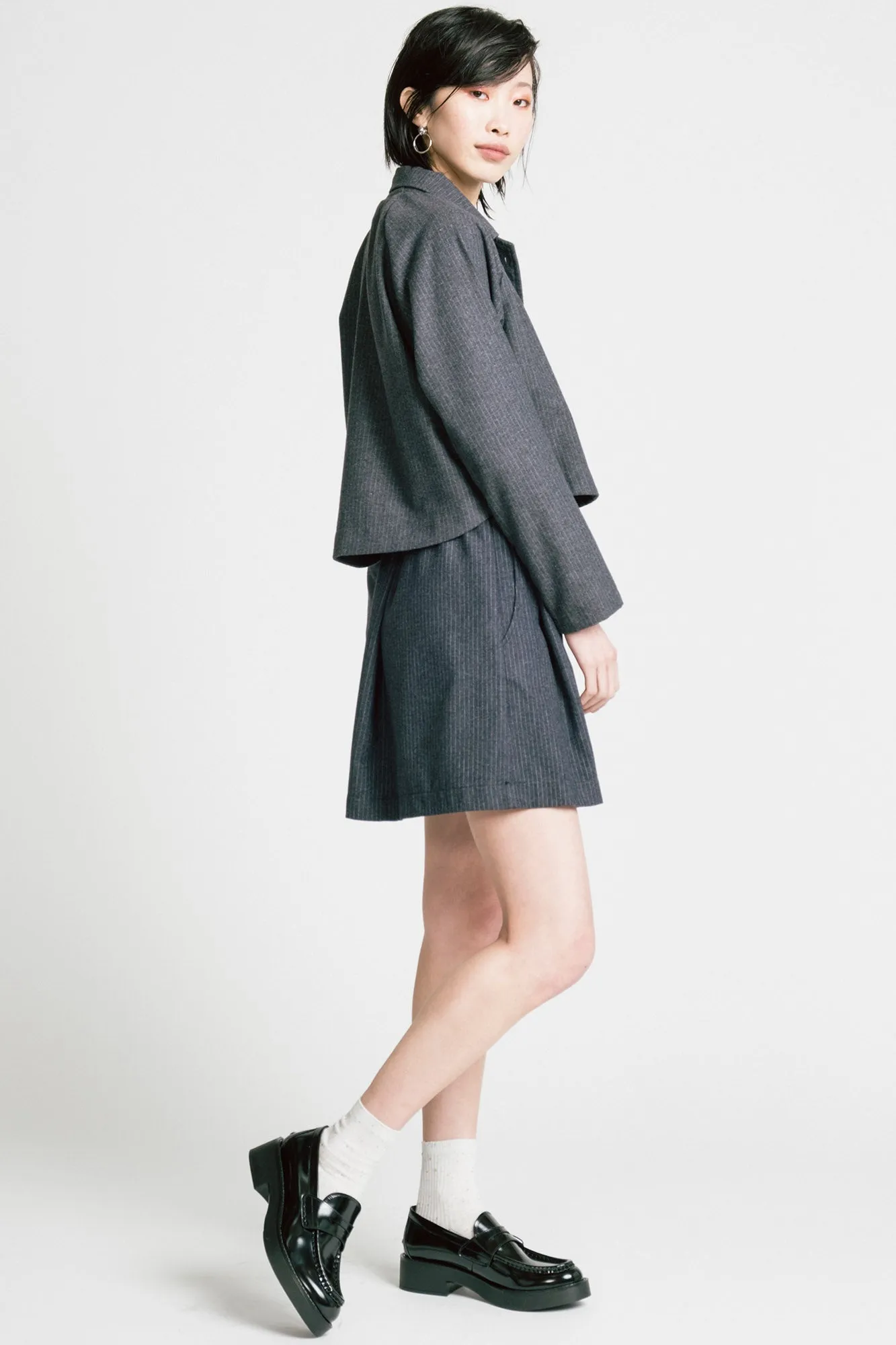 Cycle Jacket Denim Pinstripe sold by Allison Wonderland product image thumbnail 3