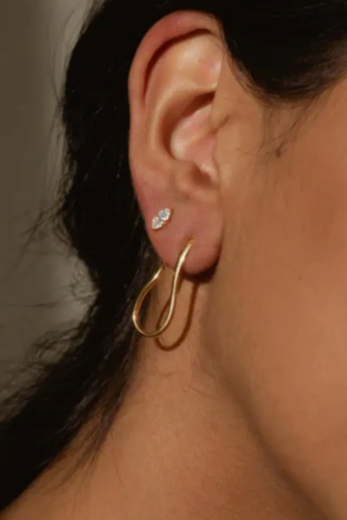 Sarah Mulder | Ascent Earrings, Gold sold by Allison Wonderland product image thumbnail 2