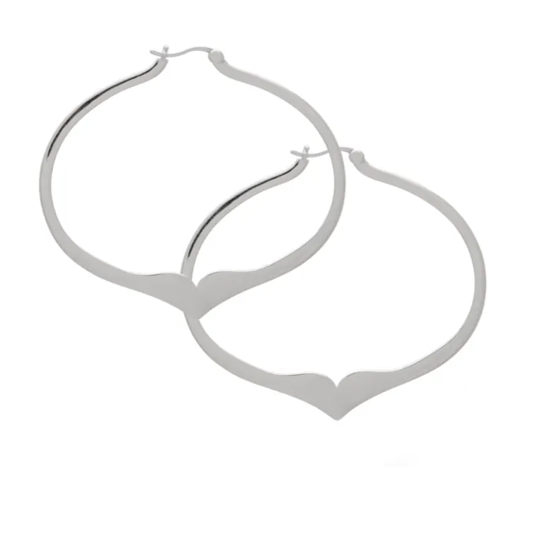 Sarah Mulder | Liv Hoops, Rhodium sold by Allison Wonderland