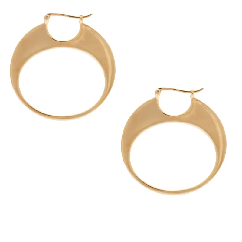 Sarah Mulder | Solange Hoops, Gold sold by Allison Wonderland