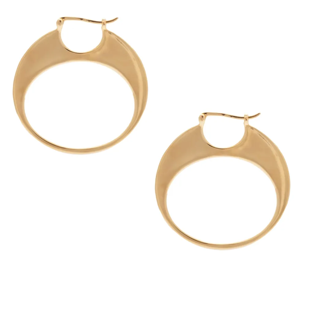 Sarah Mulder | Solange Hoops, Gold sold by Allison Wonderland