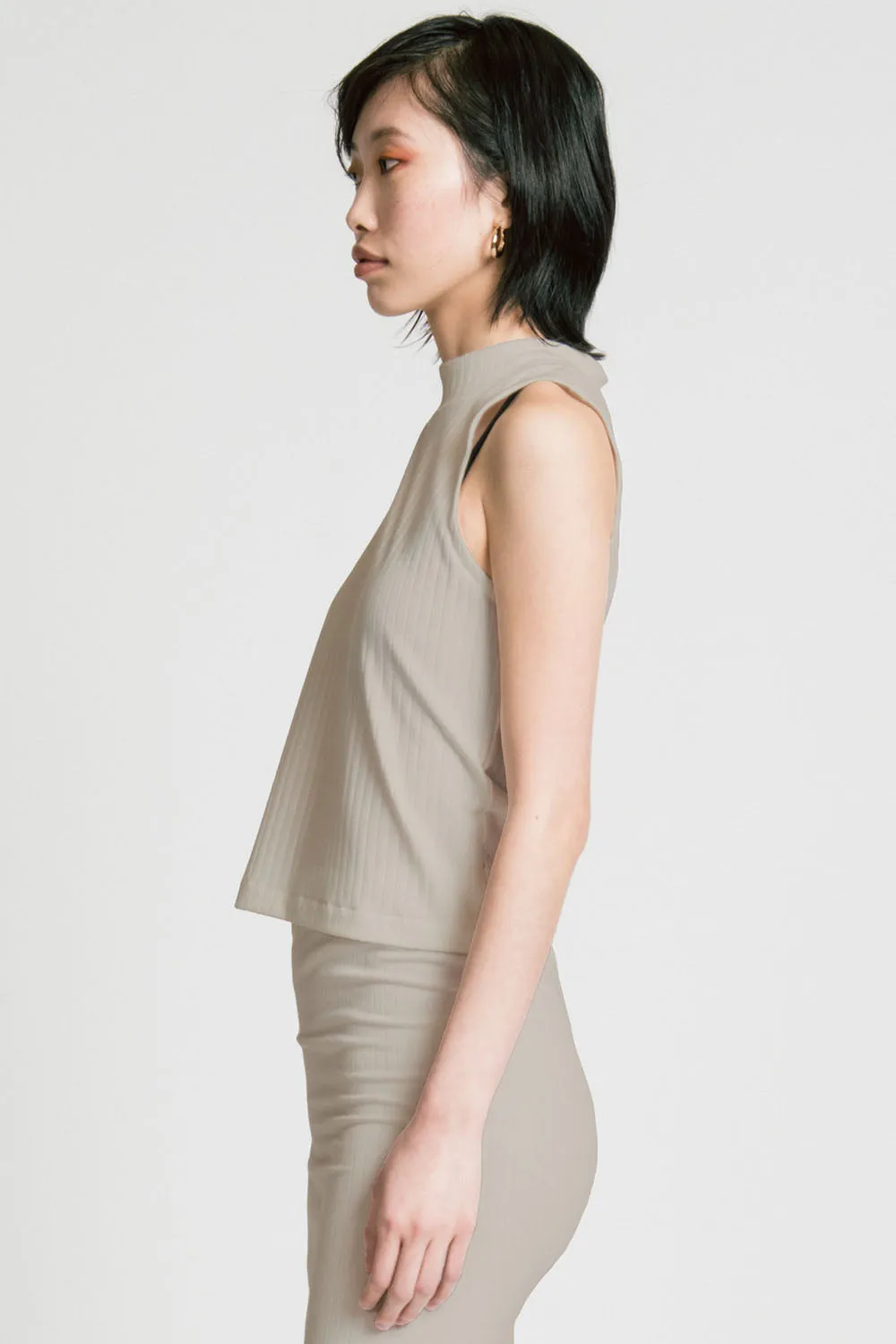 Trigger Mock Neck Oatmeal sold by Allison Wonderland product image thumbnail 3