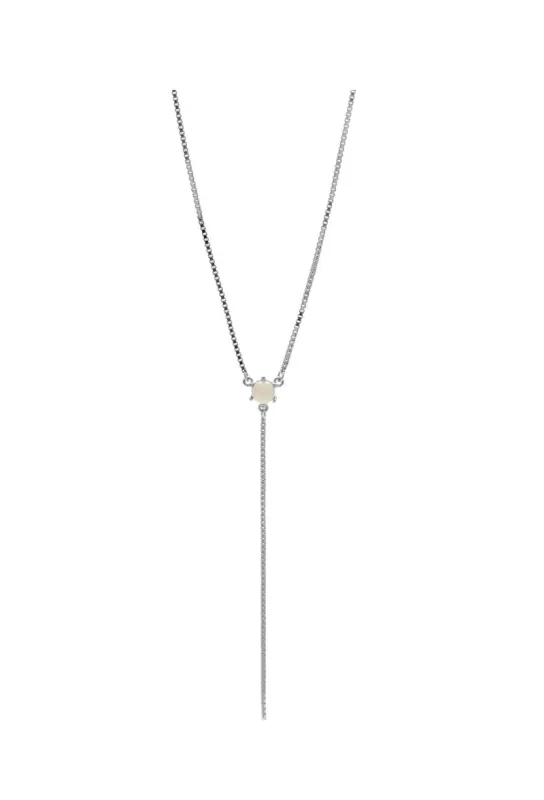 Sarah Mulder | Ava Necklace, Rhodium made by Sarah Mulder Jewelry