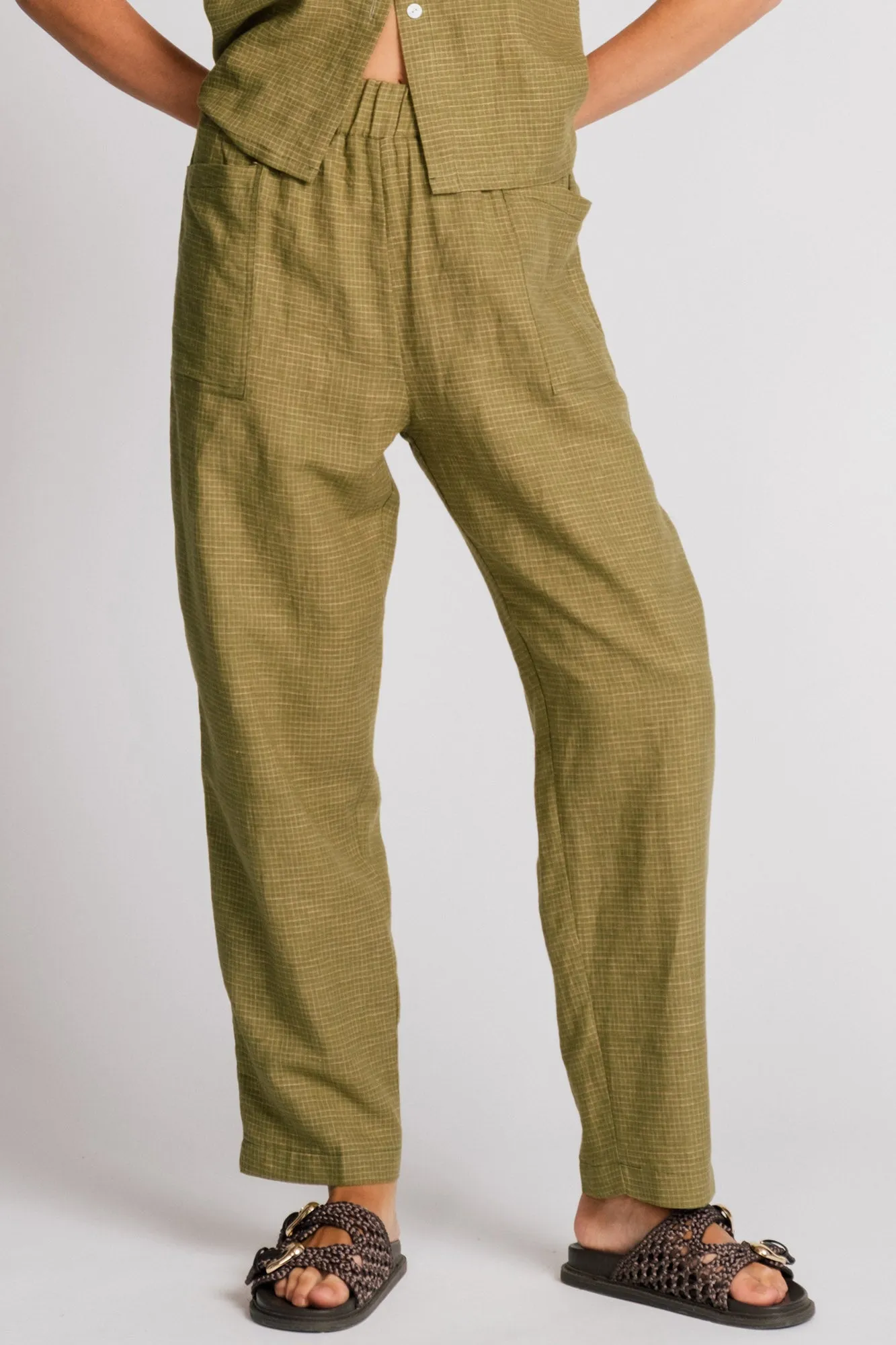Sparrow Pant Avocado sold by Allison Wonderland