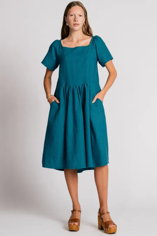 Warbler Dress Ocean sold by Allison Wonderland