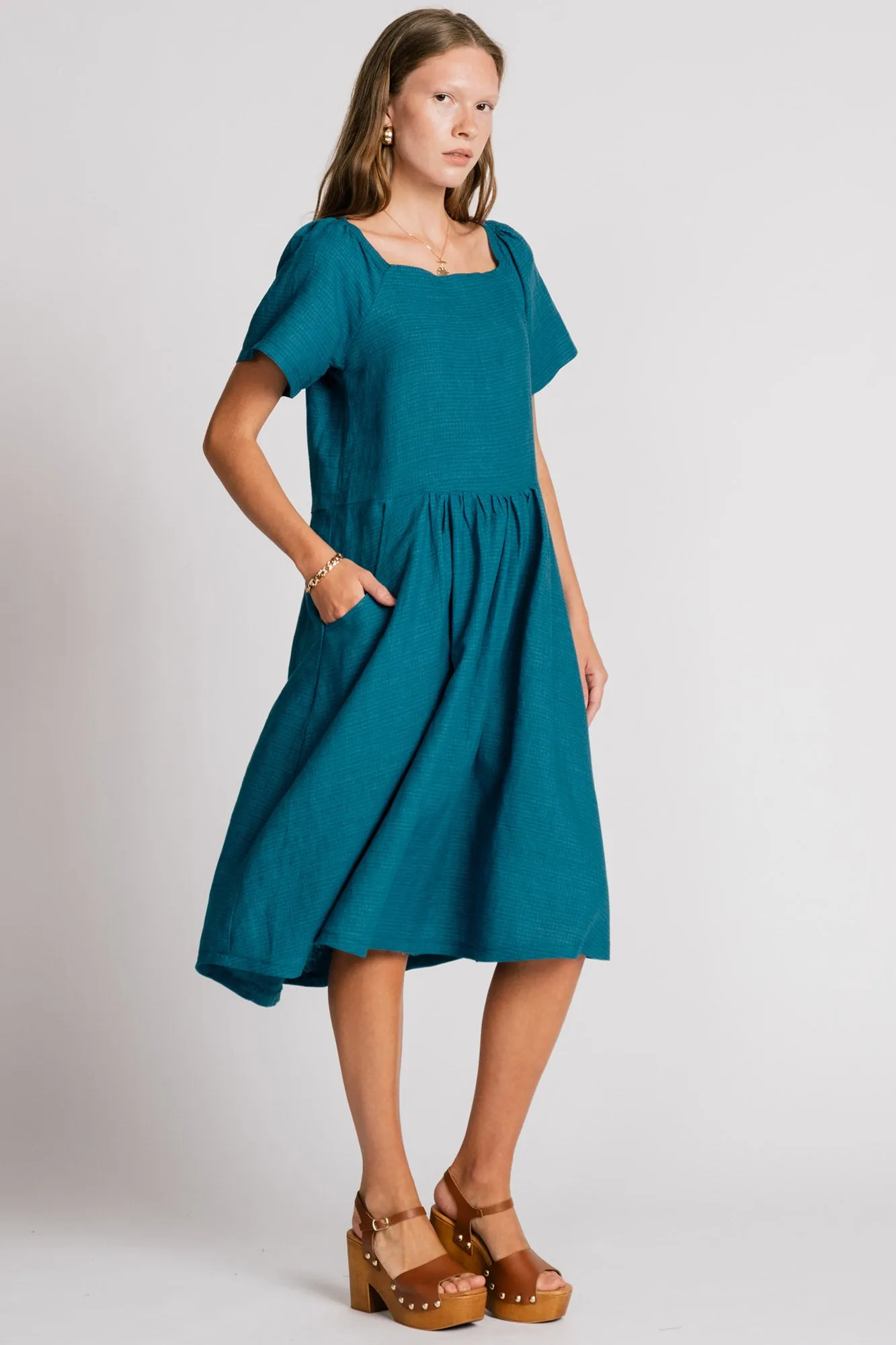 Warbler Dress Ocean sold by Allison Wonderland product image thumbnail 2