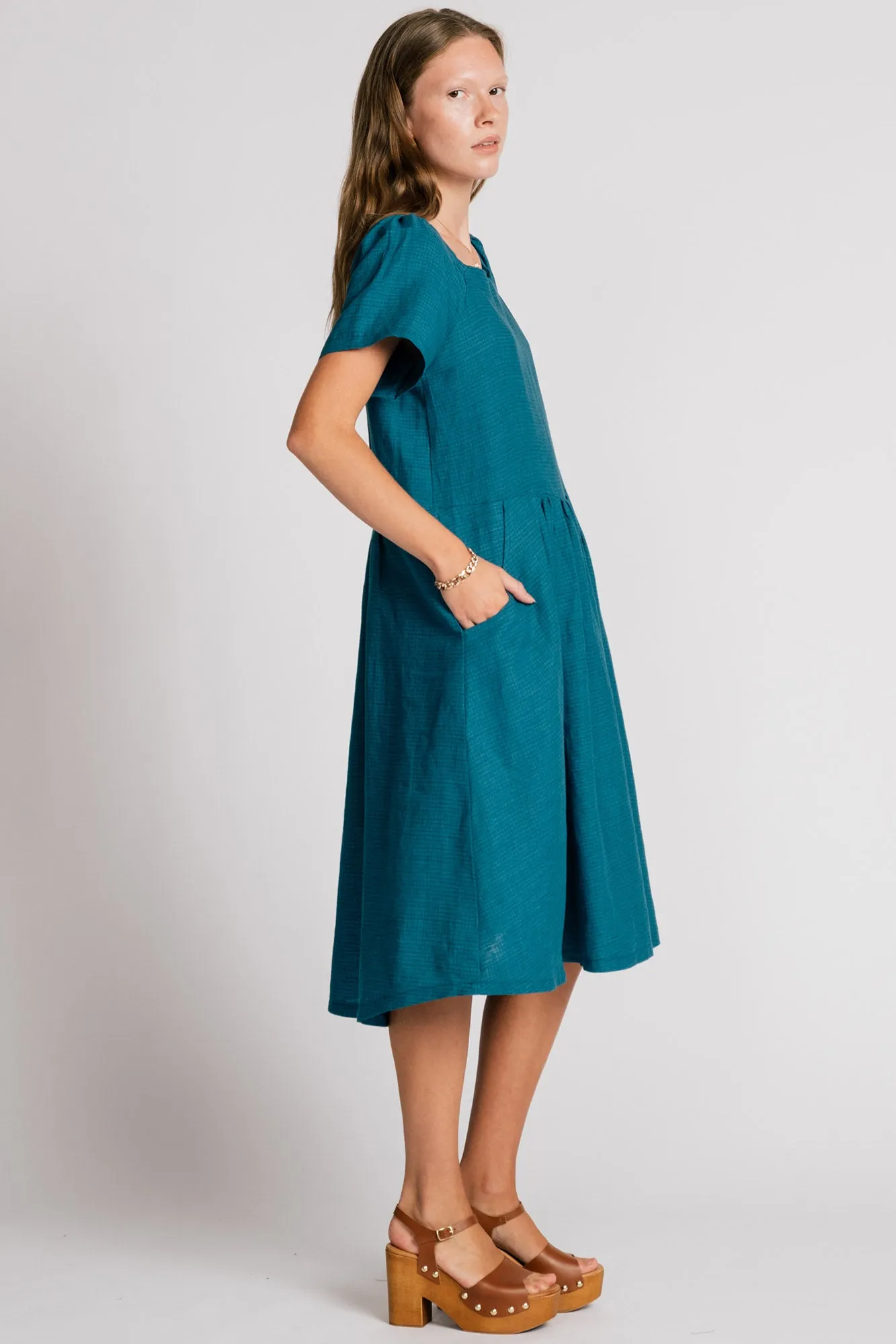 Warbler Dress Ocean sold by Allison Wonderland product image thumbnail 3