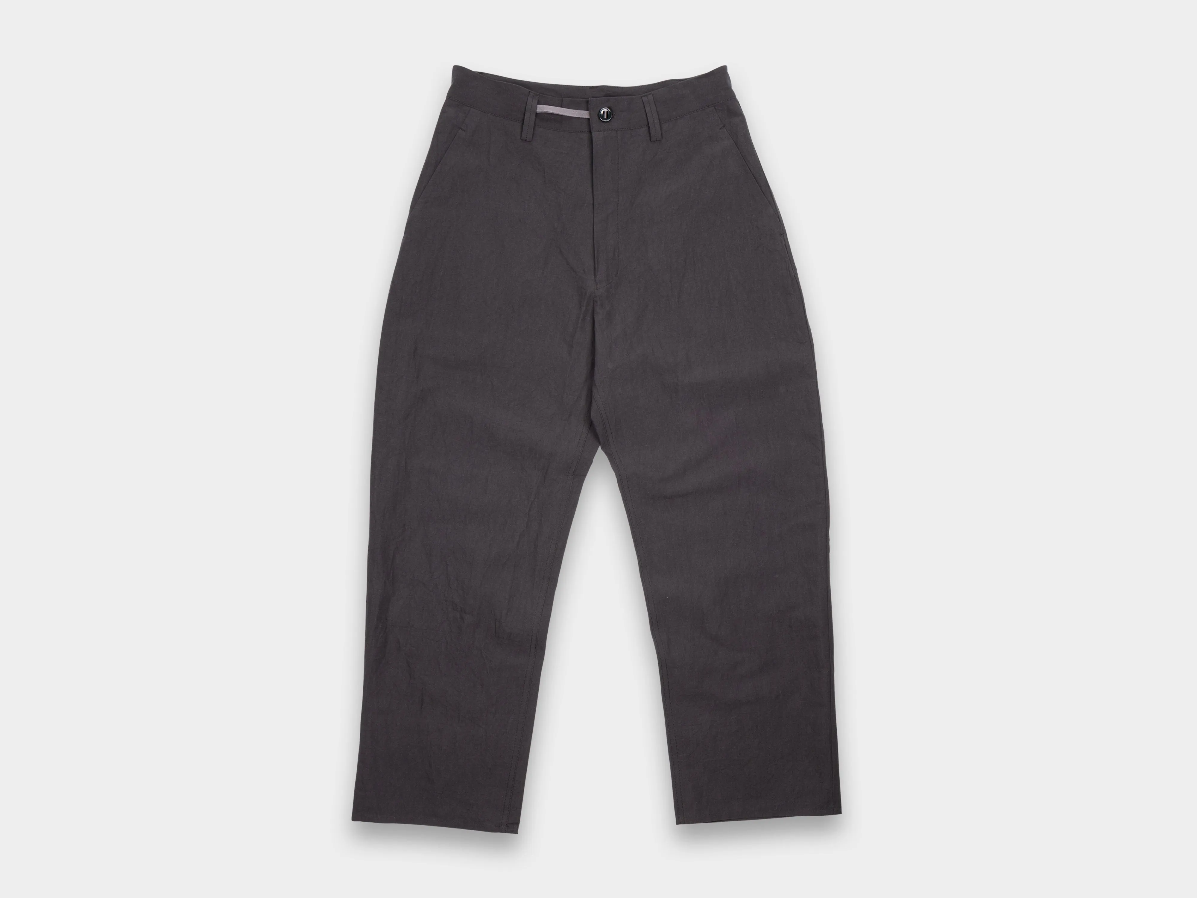 R20P4 "Wide Pants" Earth Linen sold by MAN-TLE
