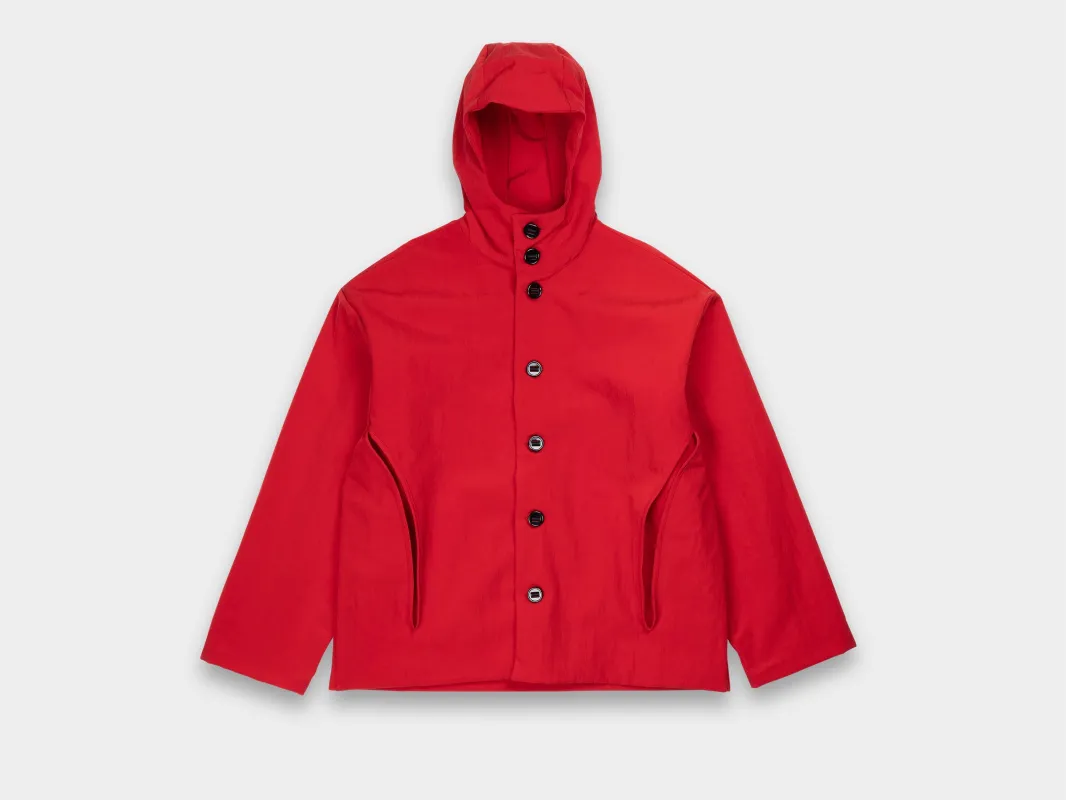 R19Y3 "Gill Jacket" Waratah Nylon sold by MAN-TLE