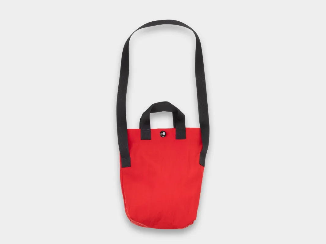 R19B4 "Mini Tote" Waratah Nylon sold by MAN-TLE