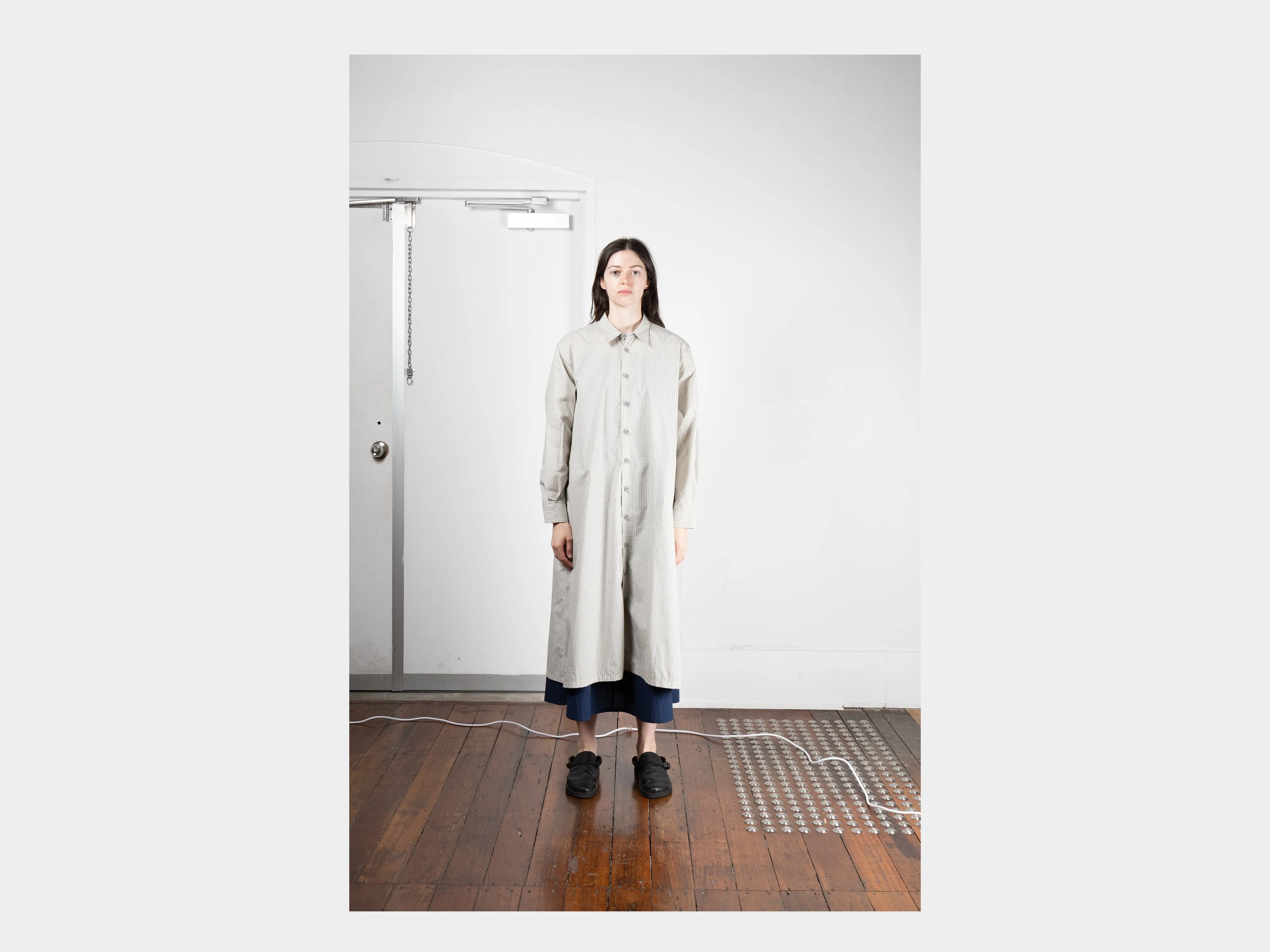 W-R18A1 "Shirt Dress" Network Check sold by MAN-TLE product image thumbnail 5
