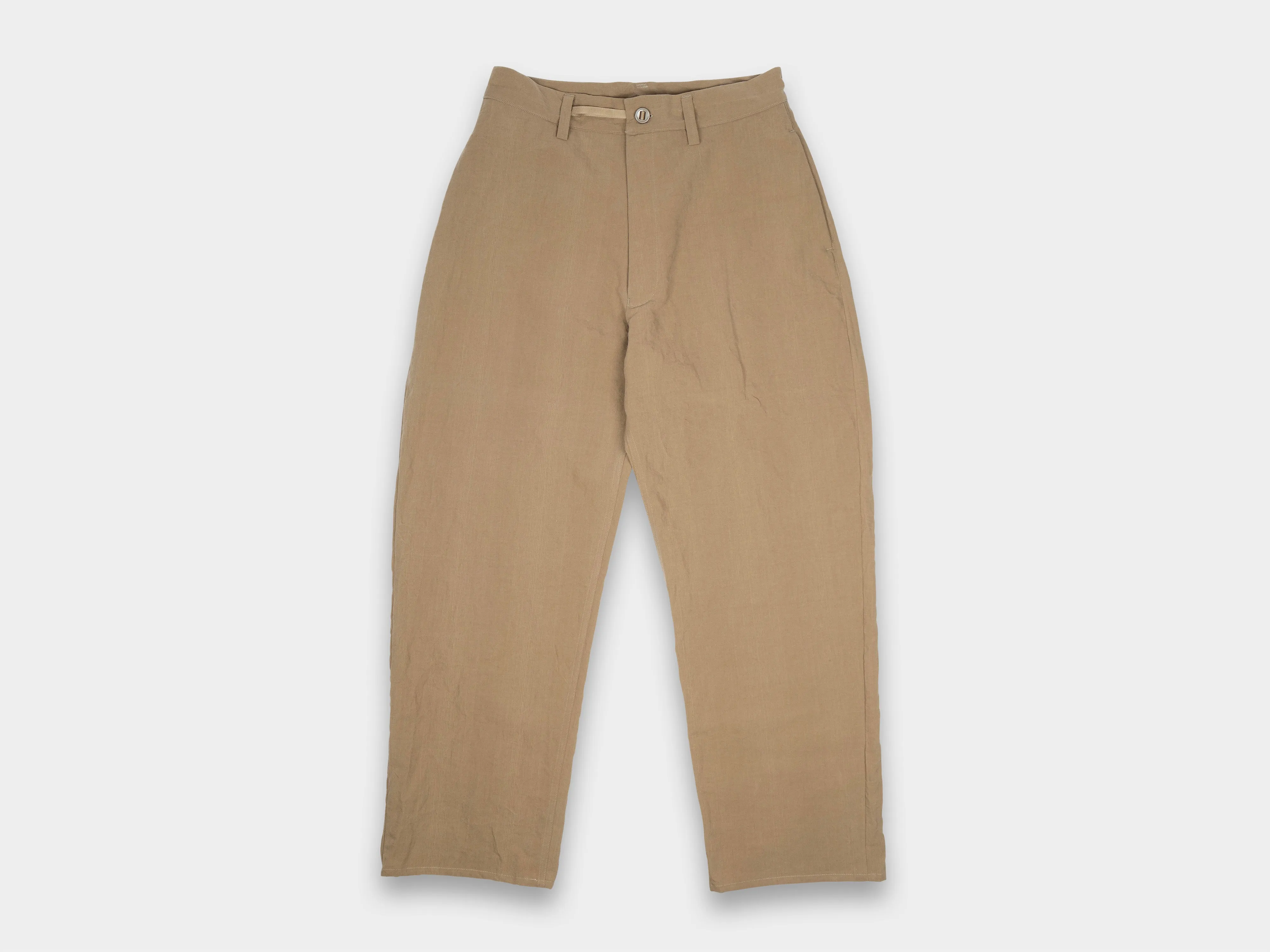 R18P4 "Wide Pants" Reed Linen sold by MAN-TLE