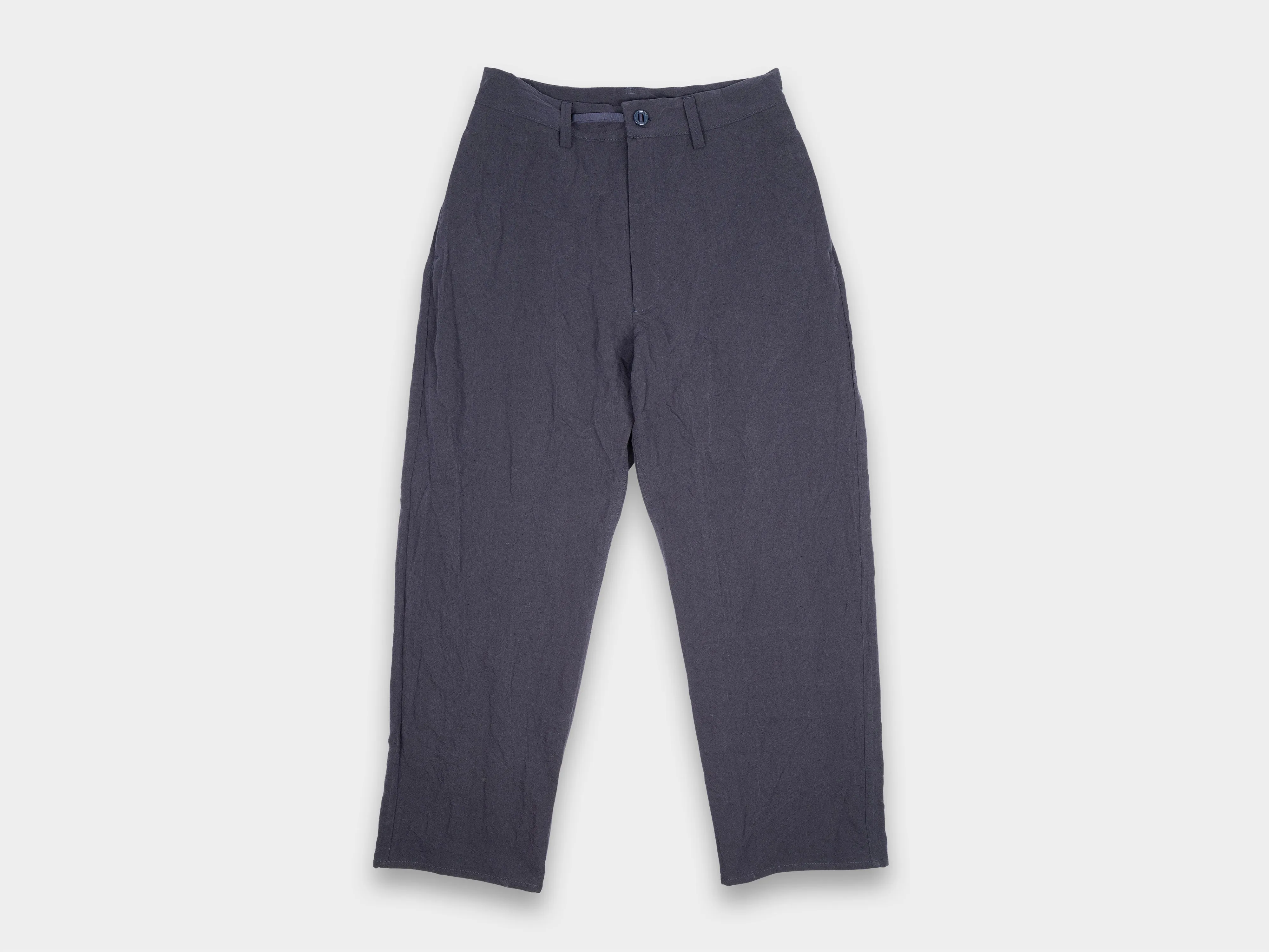 R18P4 "Wide Pants" Rock Linen sold by MAN-TLE