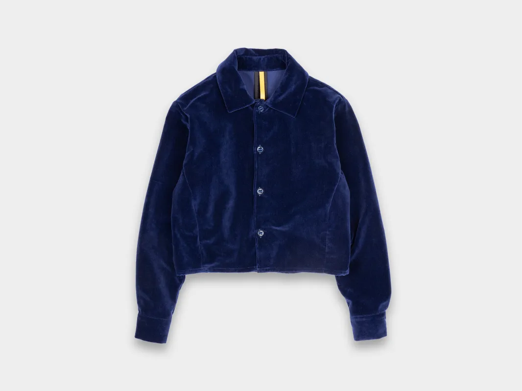 W-R17S1 "Regular Shirt" Abyss Velvet sold by MAN-TLE