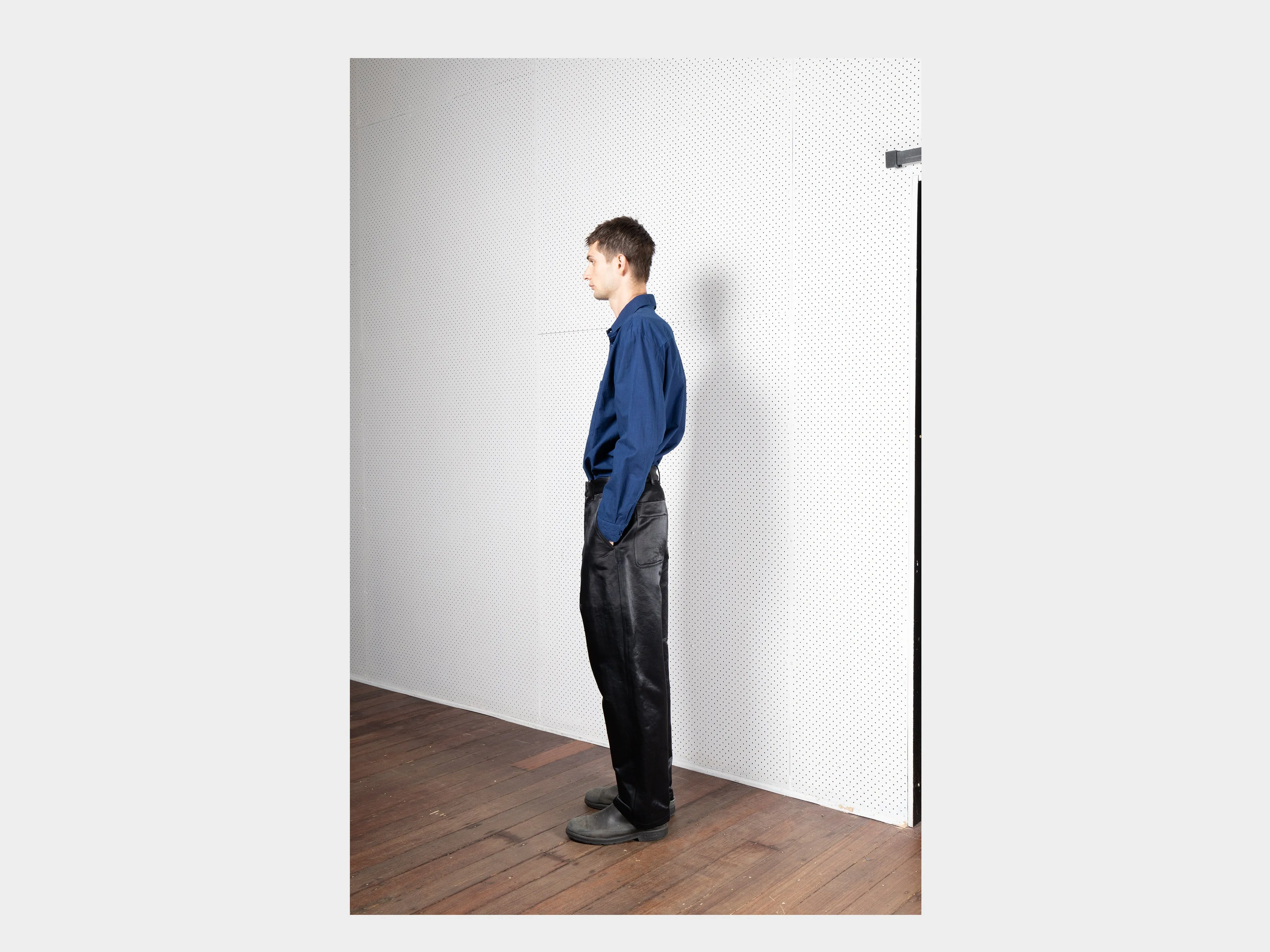 R17J6 "Jebok Pants" Black Double Face sold by MAN-TLE product image thumbnail 5