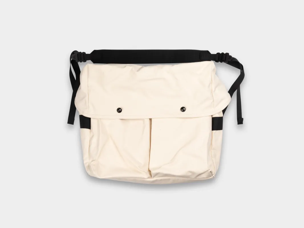 SPG2 "Snap Messenger" Unbleached Cotton Canvas sold by MAN-TLE