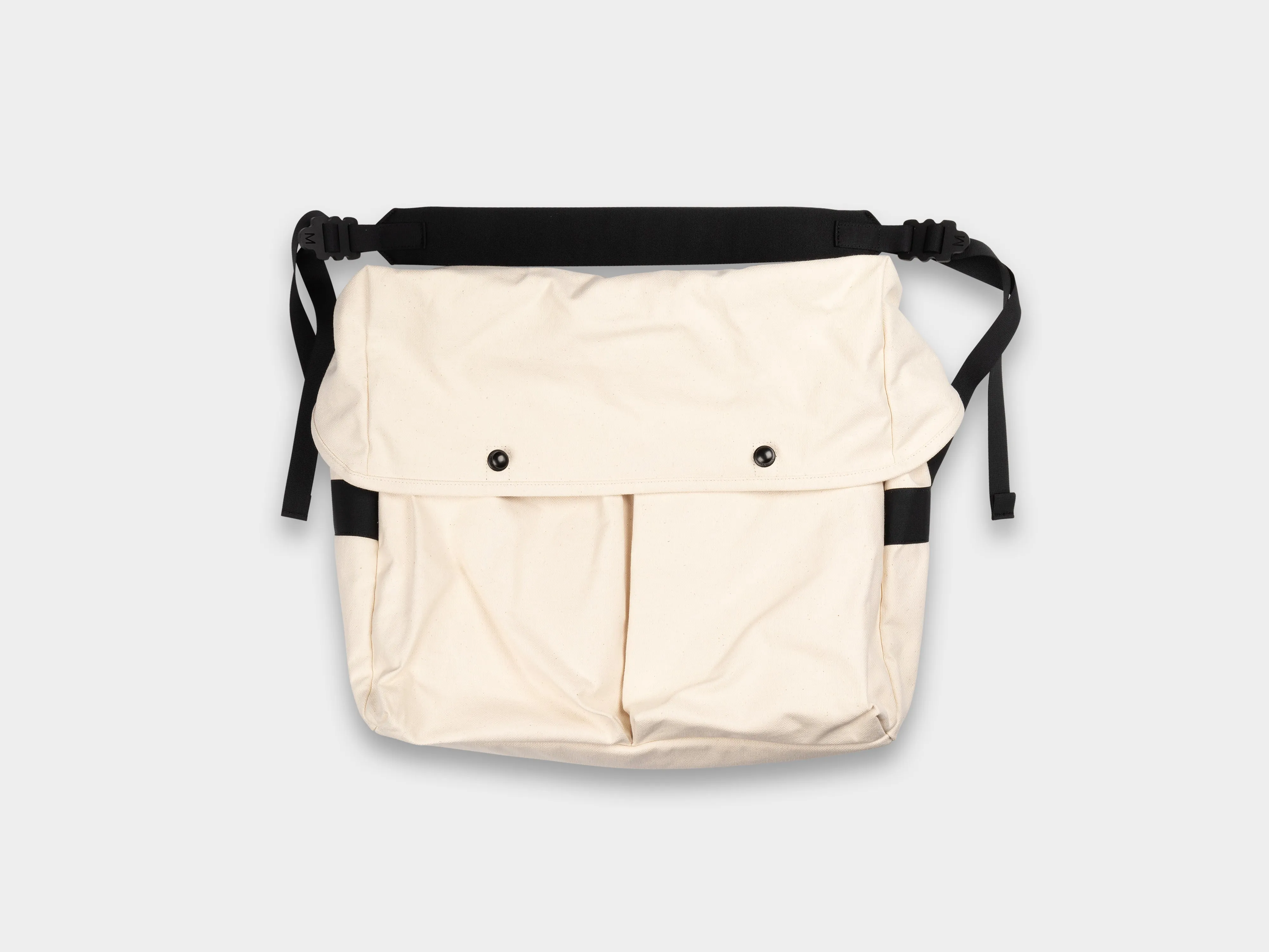 SPG2 "Snap Messenger" Unbleached Cotton Canvas sold by MAN-TLE