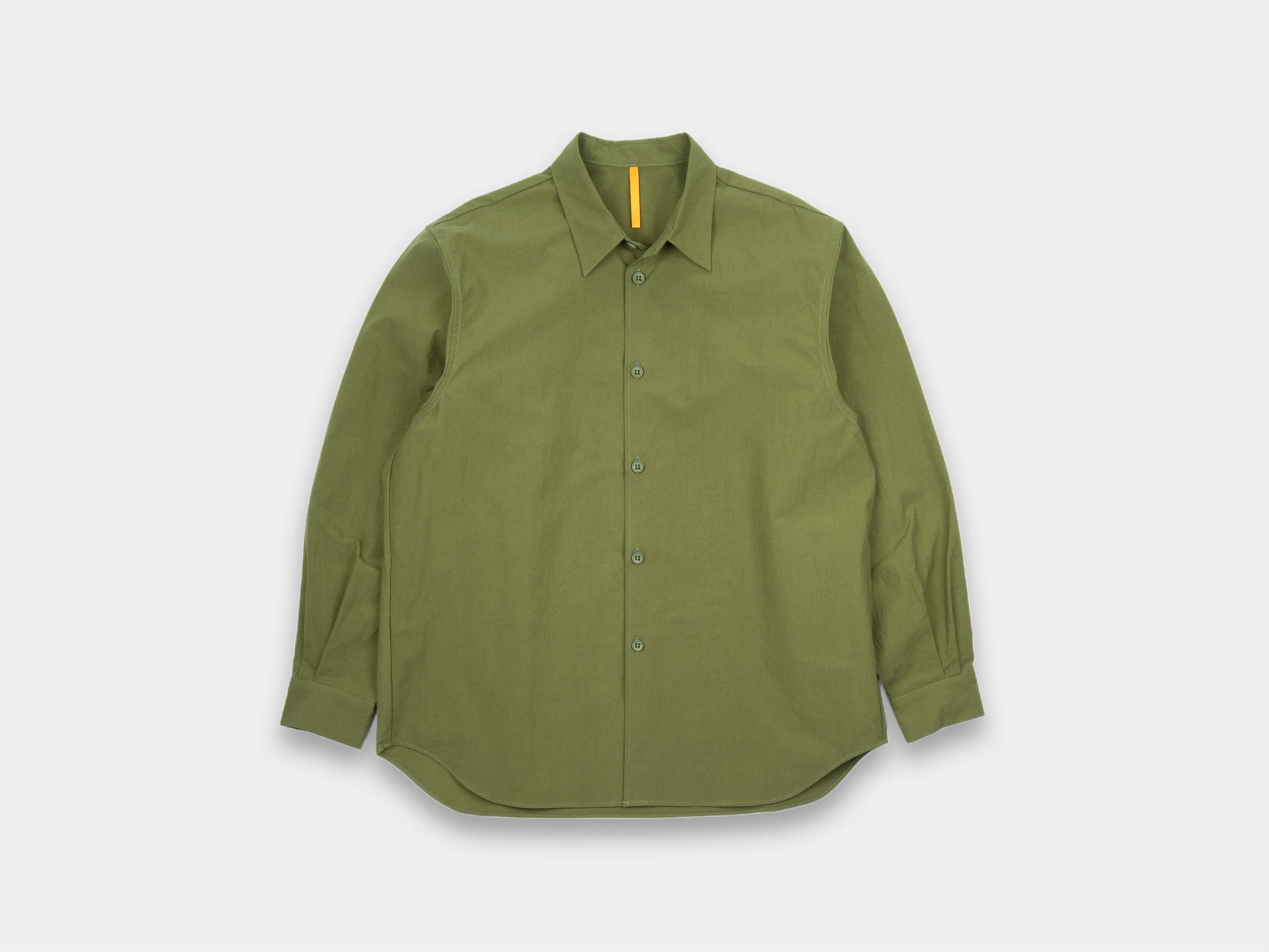 R0S8 "Weather Shirt" Olive Weather sold by MAN-TLE