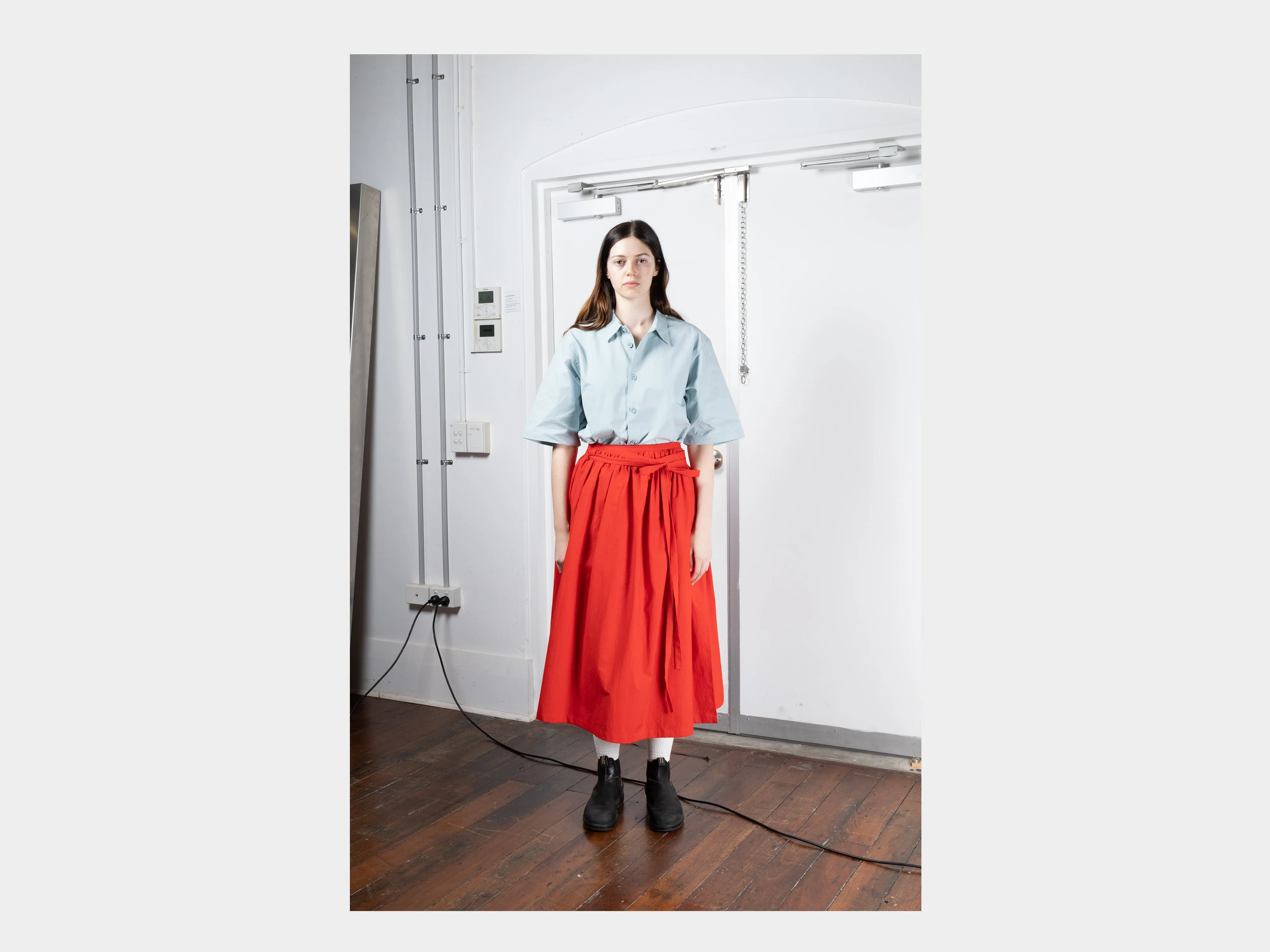 W-SPP6 "Gather Skirt" Banksia Weather sold by MAN-TLE product image thumbnail 4