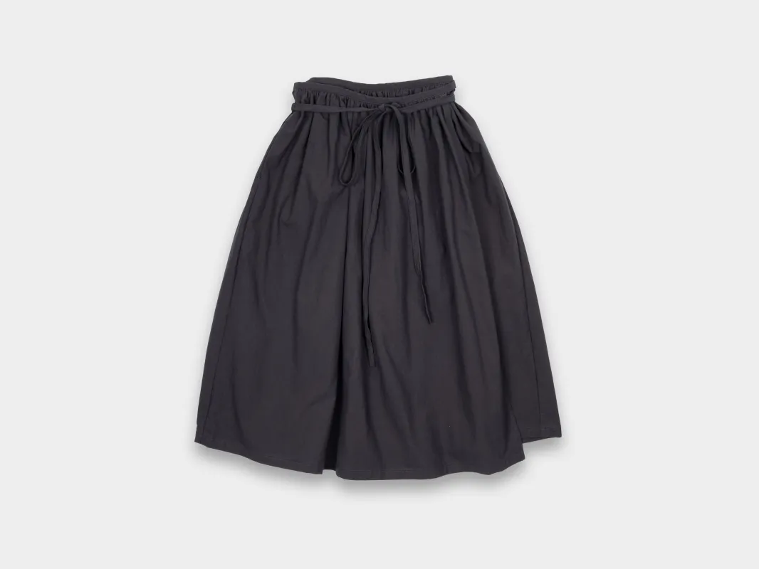 W-SPP6 "Gather Skirt" Black Weather sold by MAN-TLE