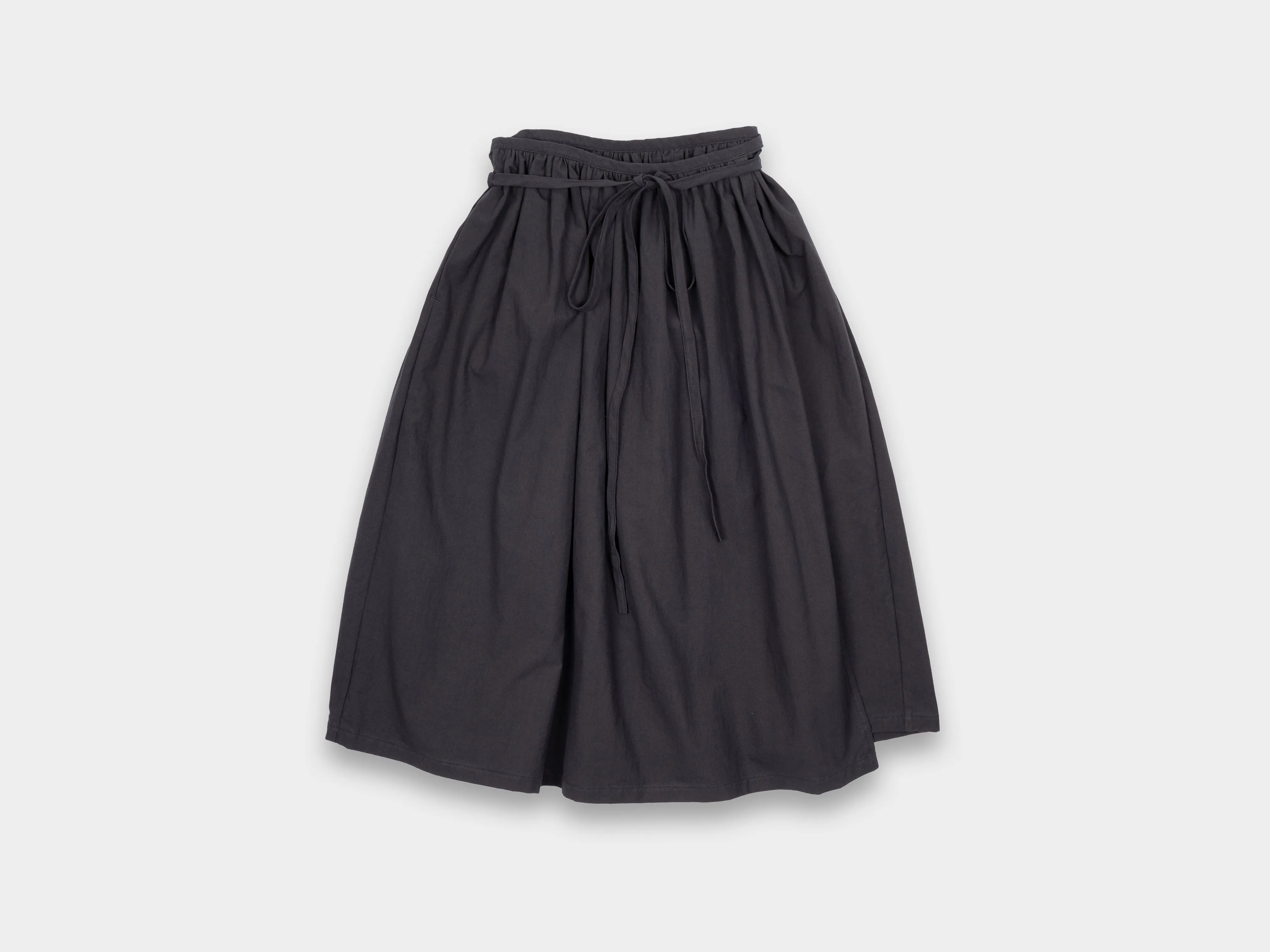 W-SPP6 "Gather Skirt" Black Weather sold by MAN-TLE