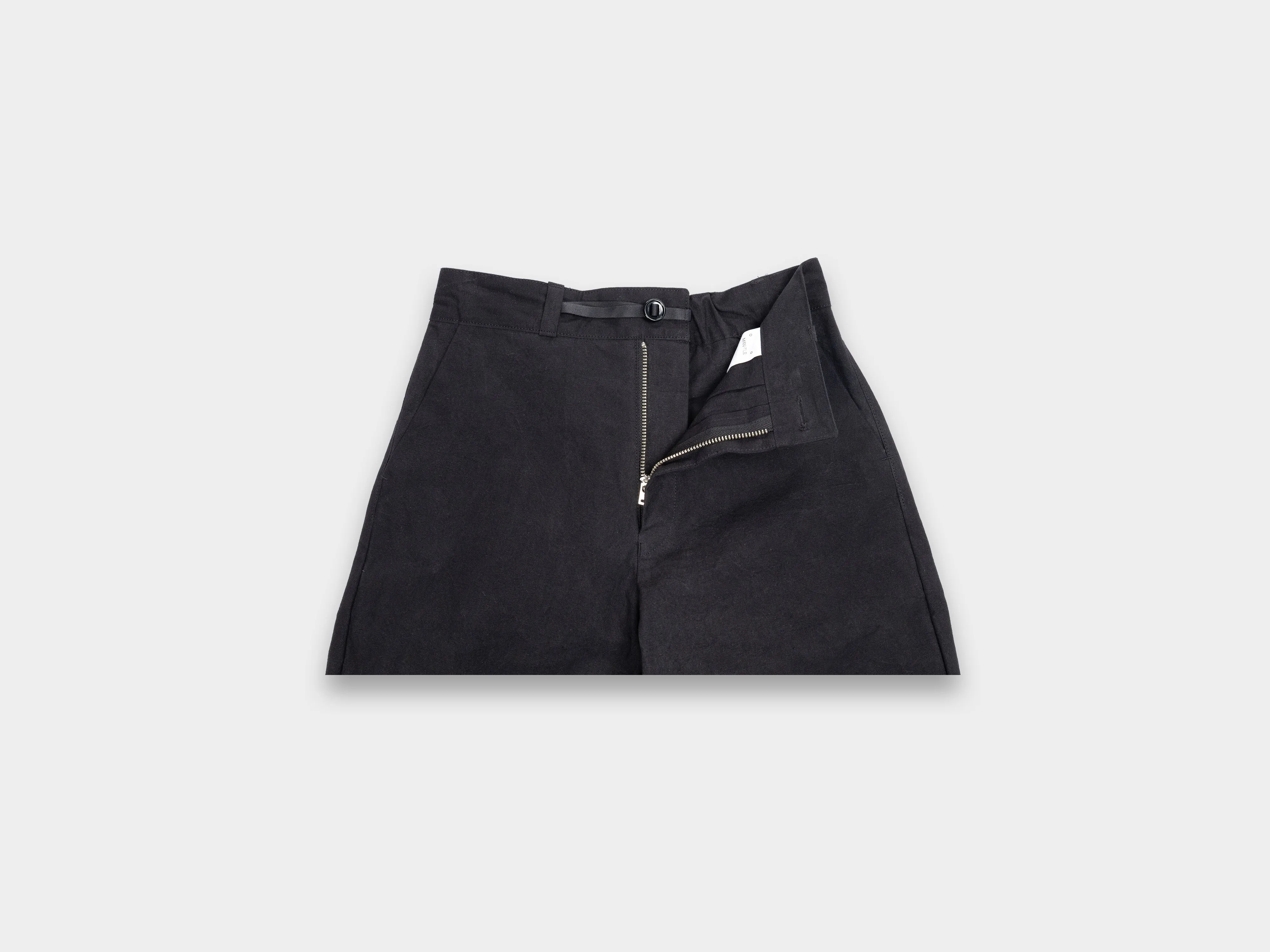 W-R0P4 "High-Wide Pants" Black Wax sold by MAN-TLE product image thumbnail 3