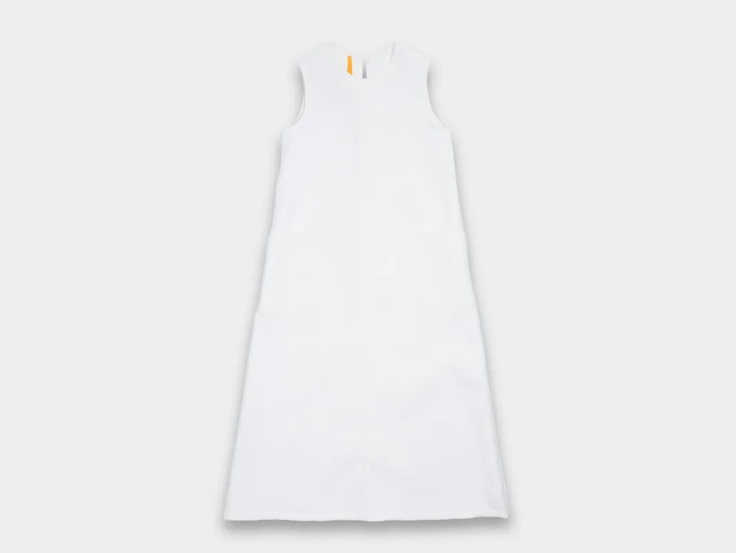 W-R16A5 "Round Dress" White Nubi sold by MAN-TLE