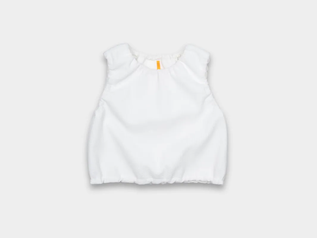 W-R16S7 "Gum Vest" White Nubi sold by MAN-TLE