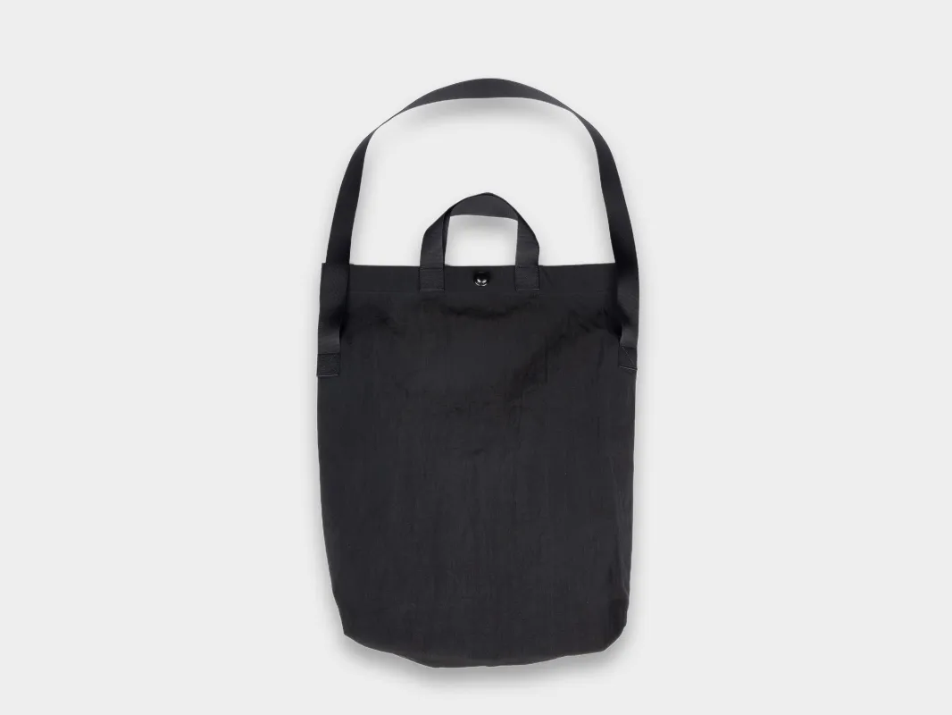R0B1 "Multi Handle Tote" Black Nylon sold by MAN-TLE