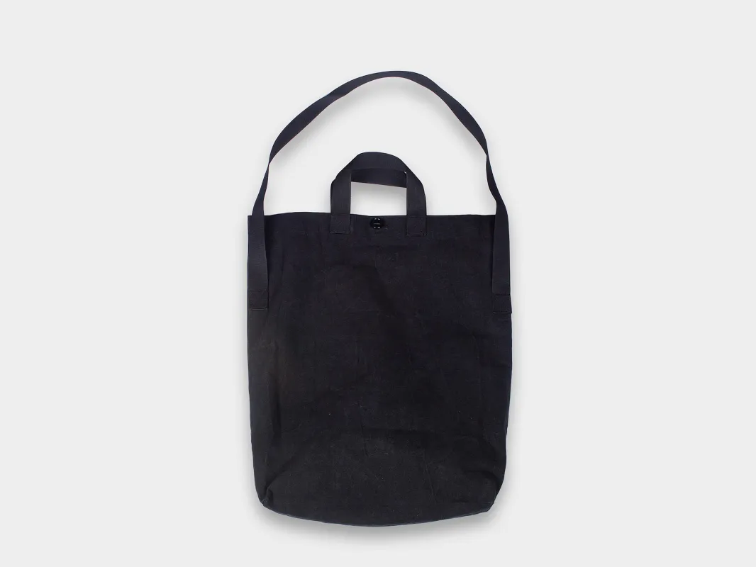 R0B1 "Multi Handle Tote" Black Wax sold by MAN-TLE