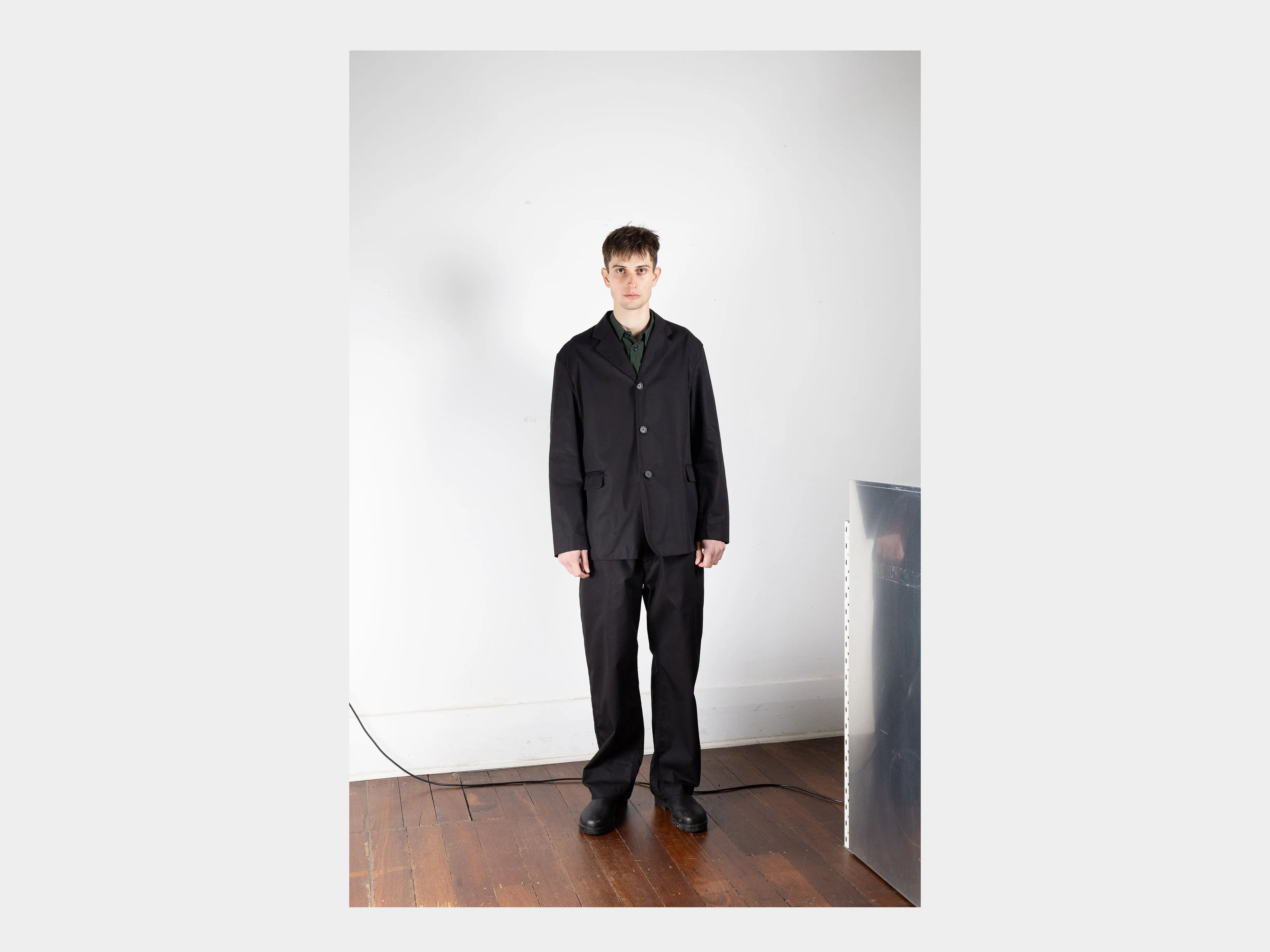 R16Y2 "Suit Jacket" Black Magic Gabardine sold by MAN-TLE product image thumbnail 5
