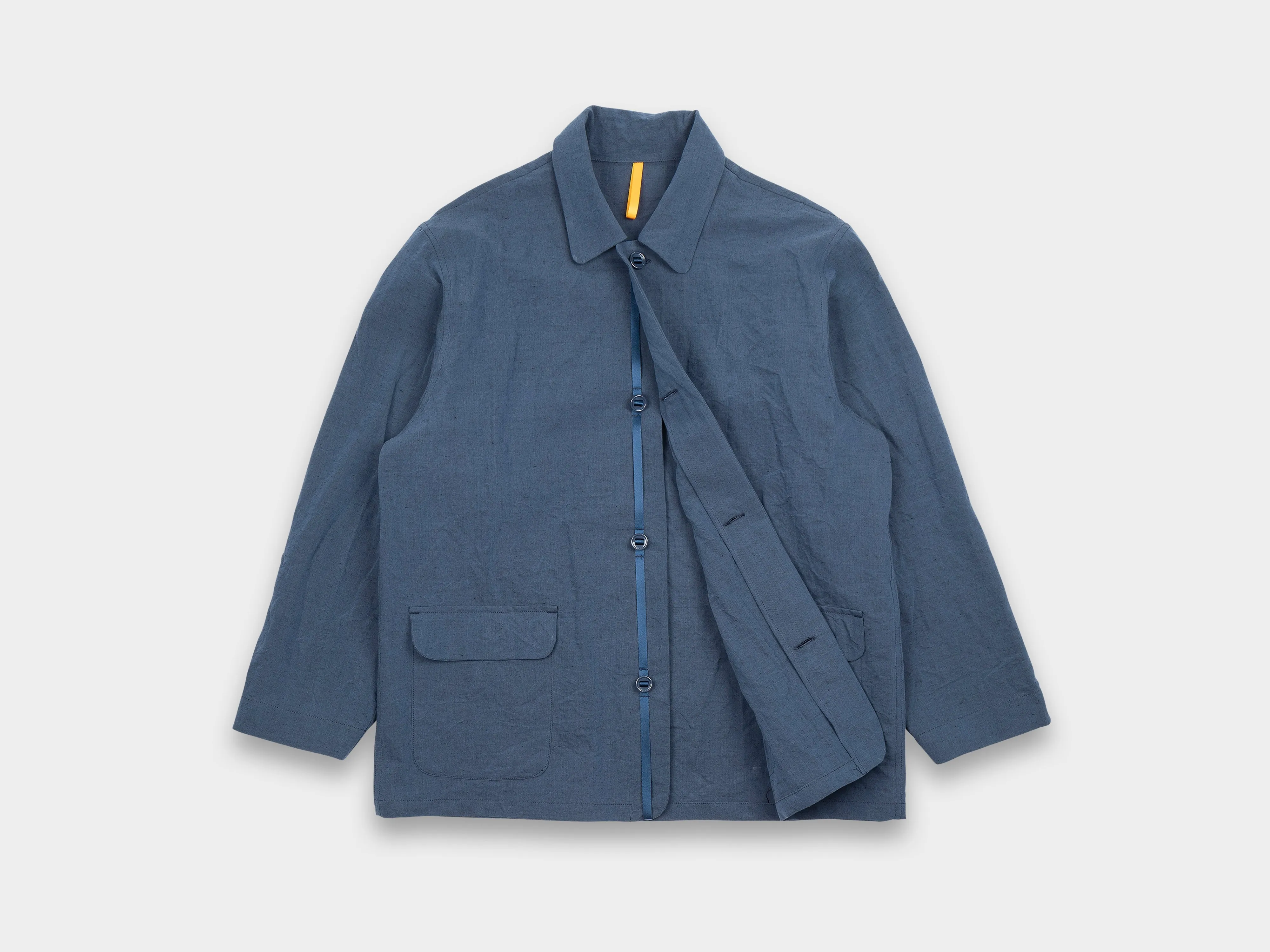 R16O2 "Coverall" Blue Metal Linen sold by MAN-TLE product image thumbnail 2