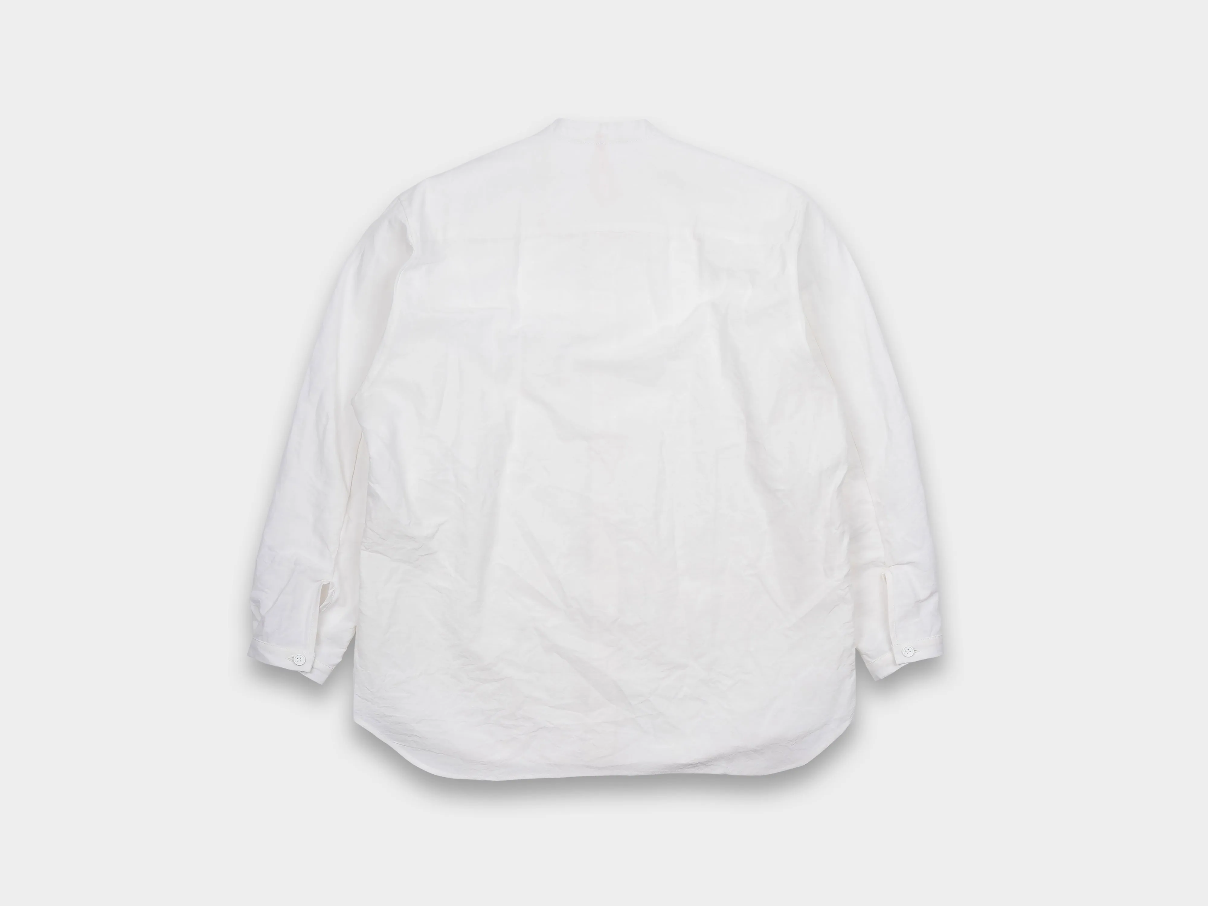 R16S7 "Collarless Shirt" Shell Linen sold by MAN-TLE product image thumbnail 3