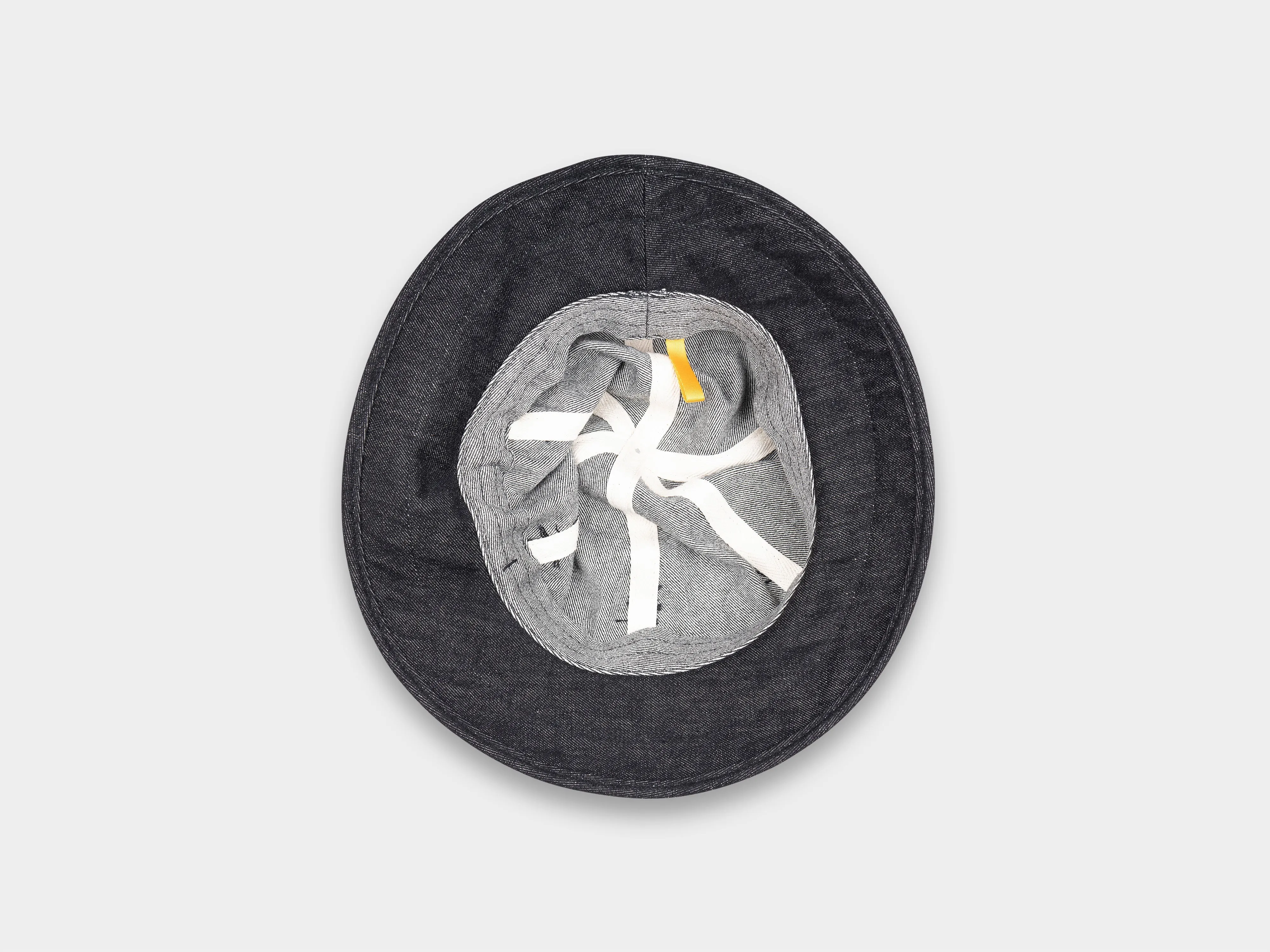 R16C2 "Wide Hat" Black Slub Denim sold by MAN-TLE product image thumbnail 2