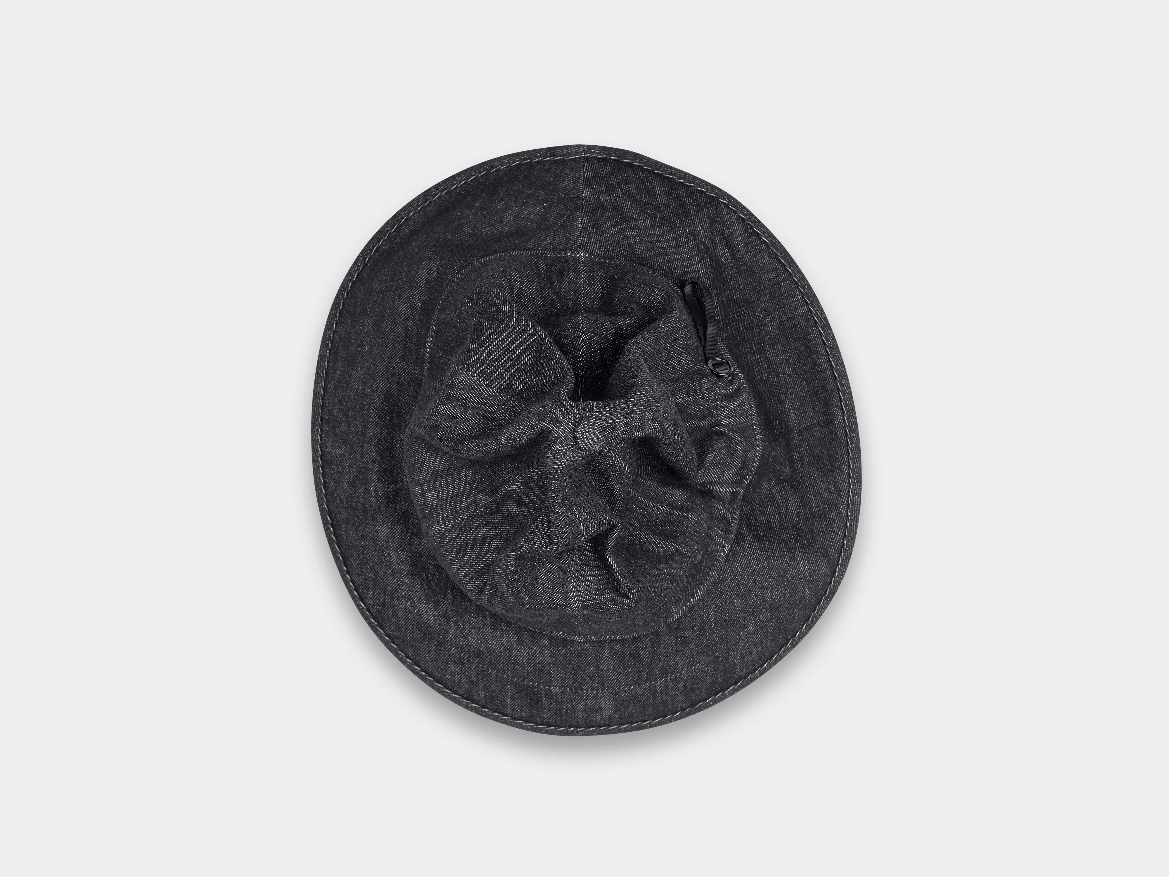 R16C2 "Wide Hat" Black Slub Denim sold by MAN-TLE