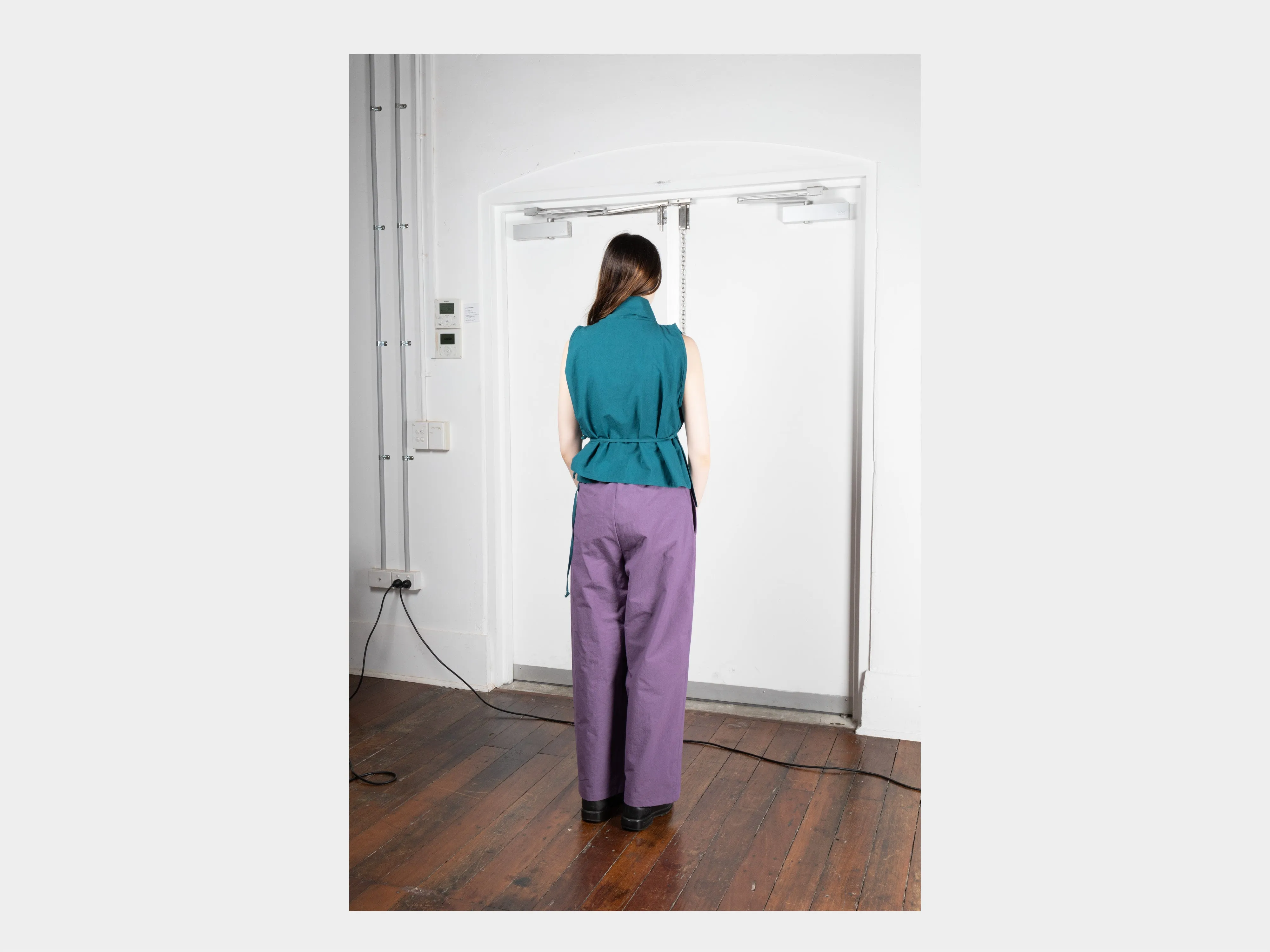 W-SPP3 "Soft Pants" Bluebell Weather sold by MAN-TLE product image thumbnail 5