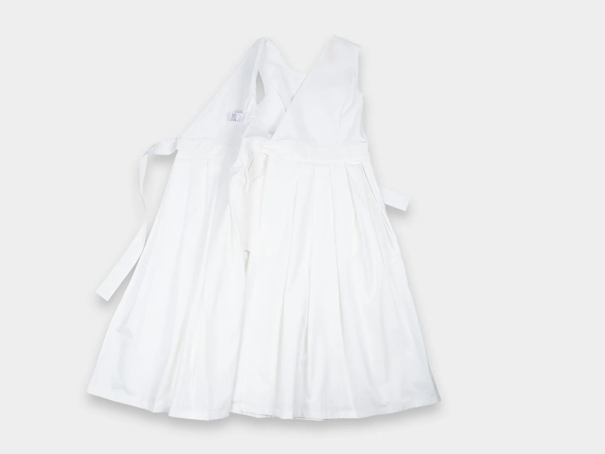 W-R0A8 "Apron Dress" White Weather sold by MAN-TLE product image thumbnail 3
